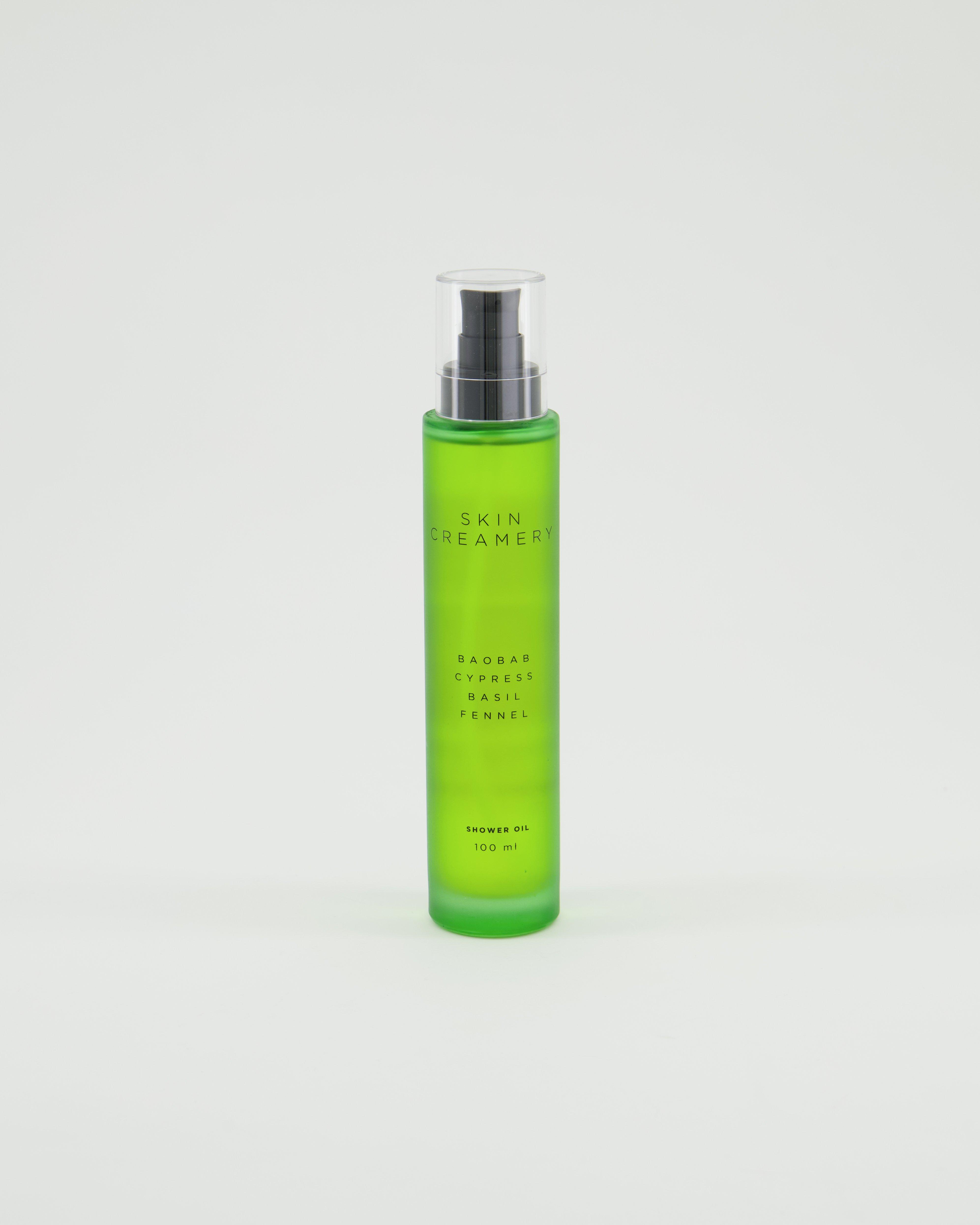 Skin Creamery Shower Oil -  chartreuse