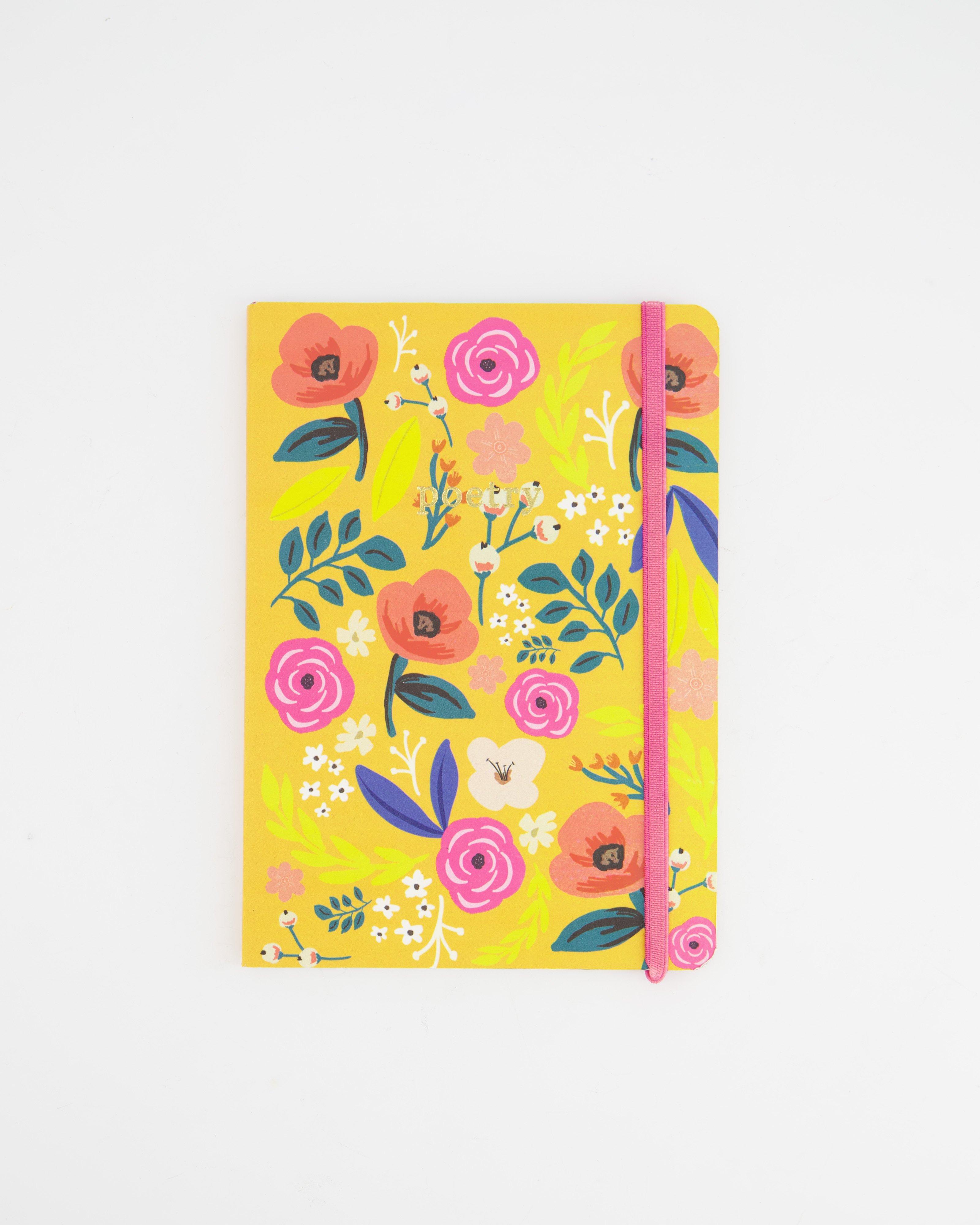 Happy Flowers Notebook 15 x 21 -  assorted