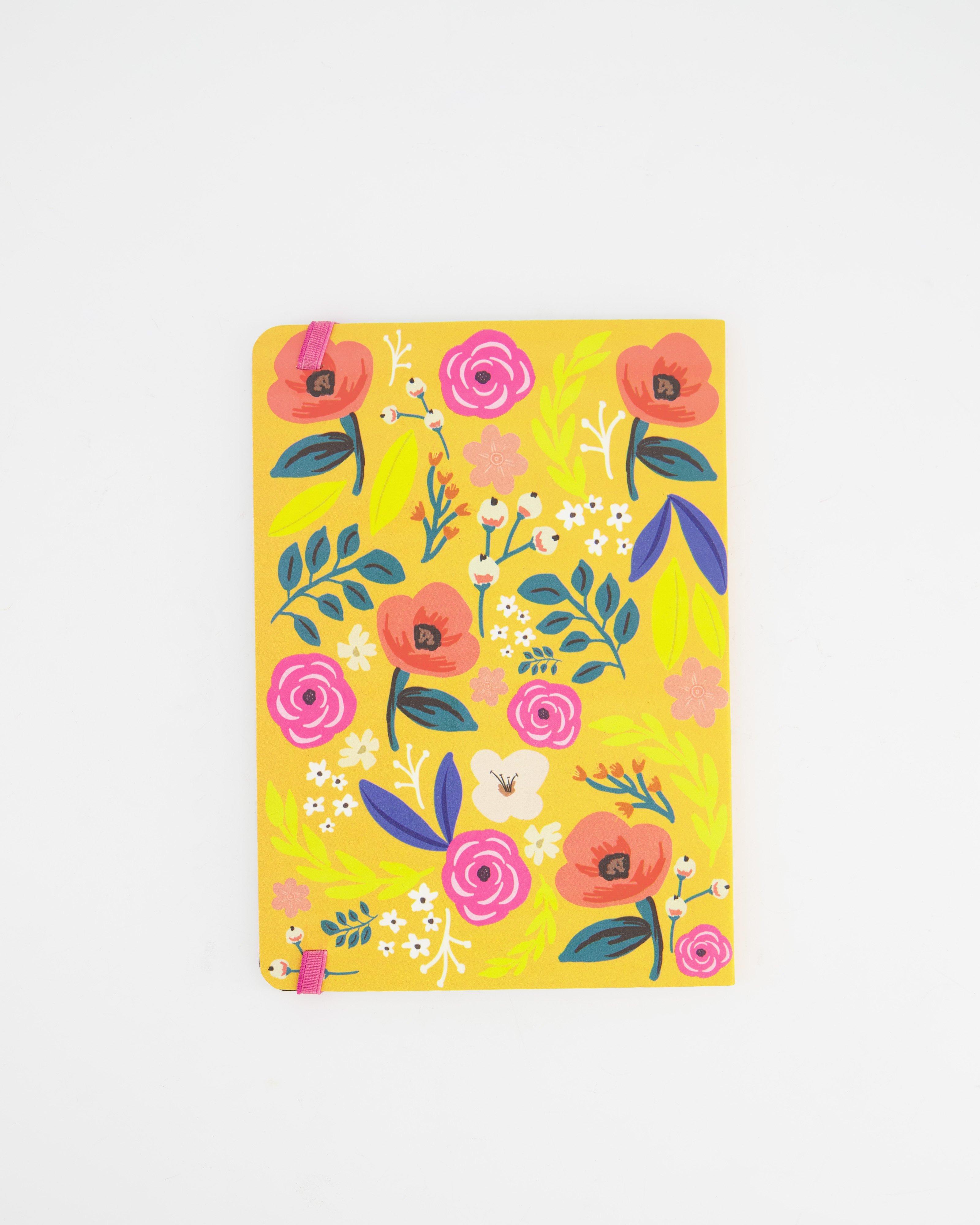 Happy Flowers Notebook 15 x 21 -  assorted