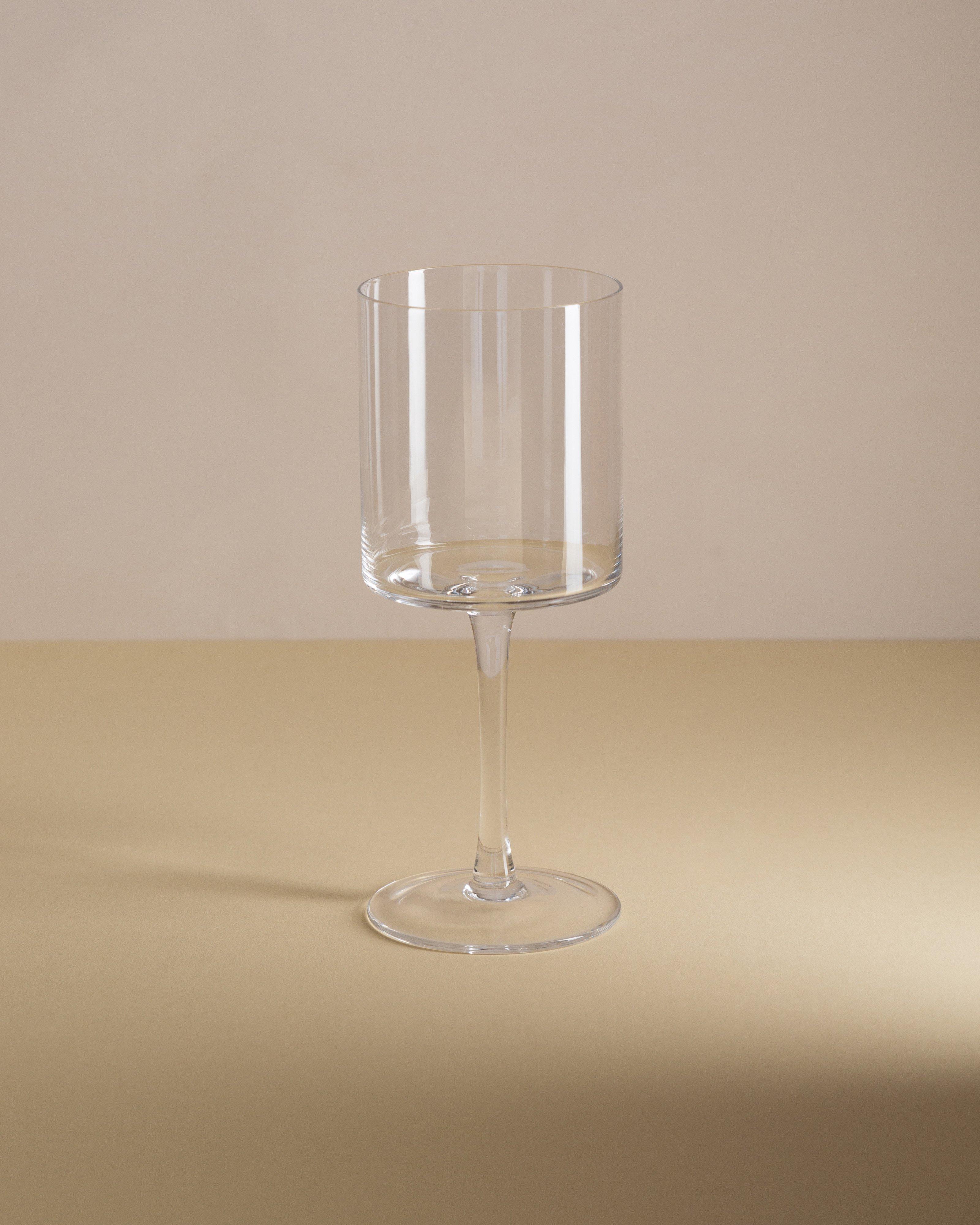 Squared Off Wine Glass -  nocolour