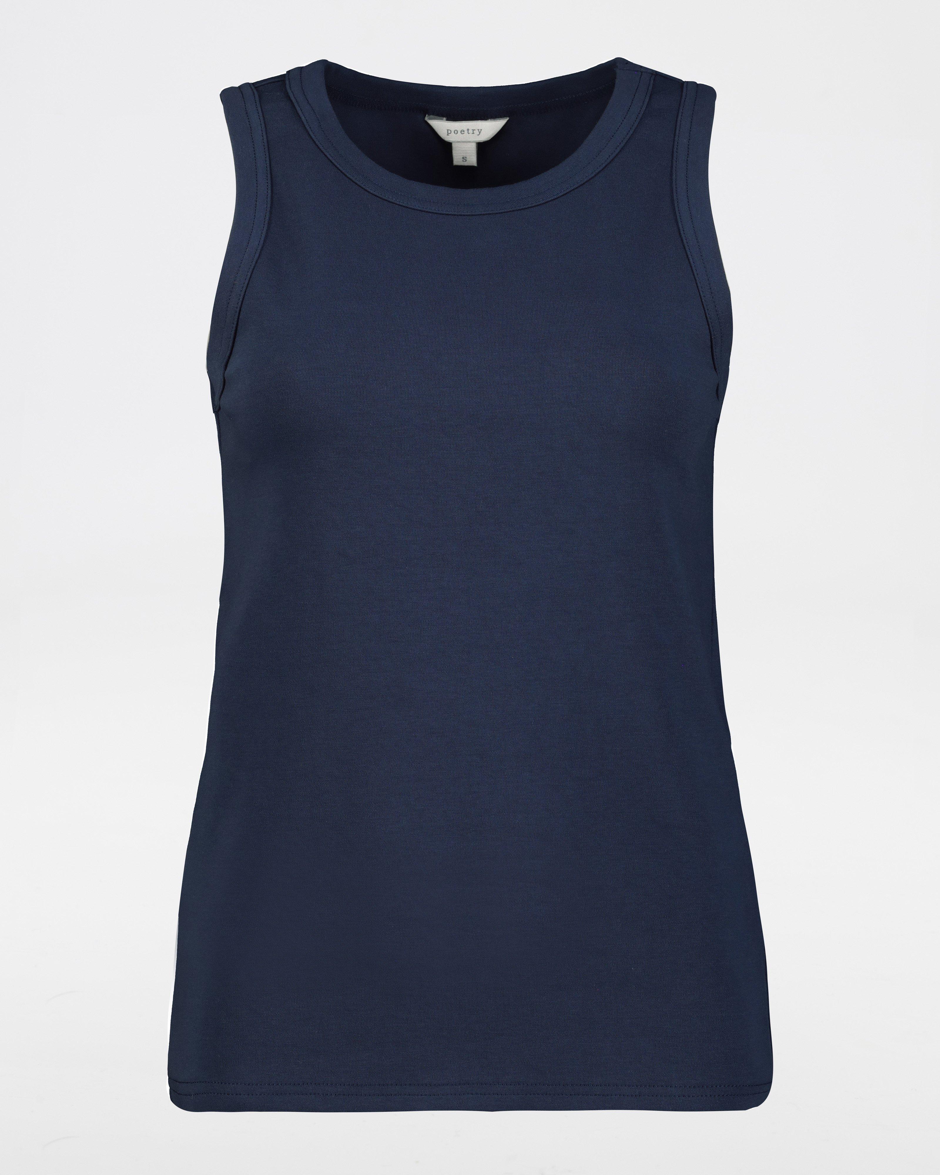 Caryn Tank Top -  navy