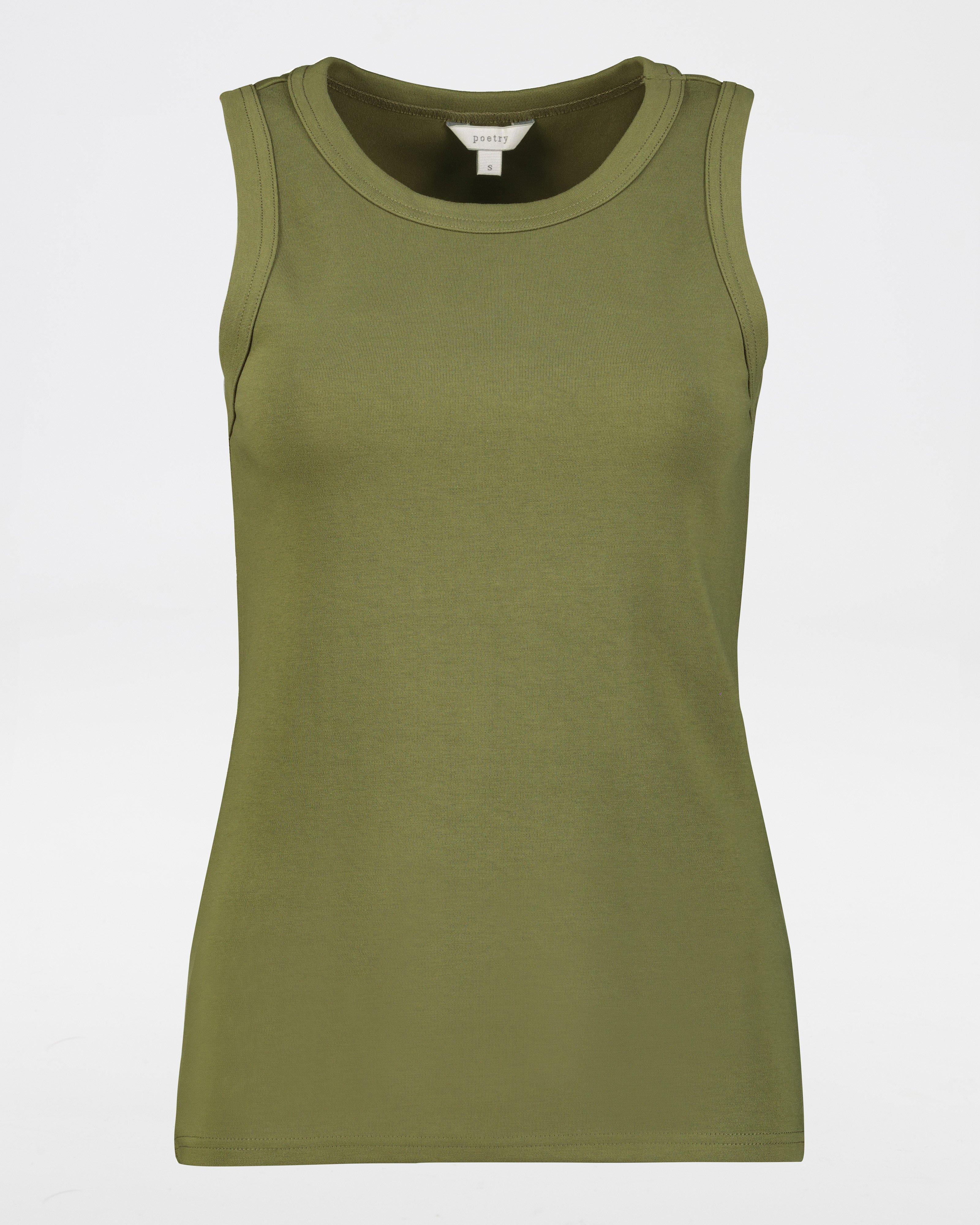 Caryn Tank Top -  olive