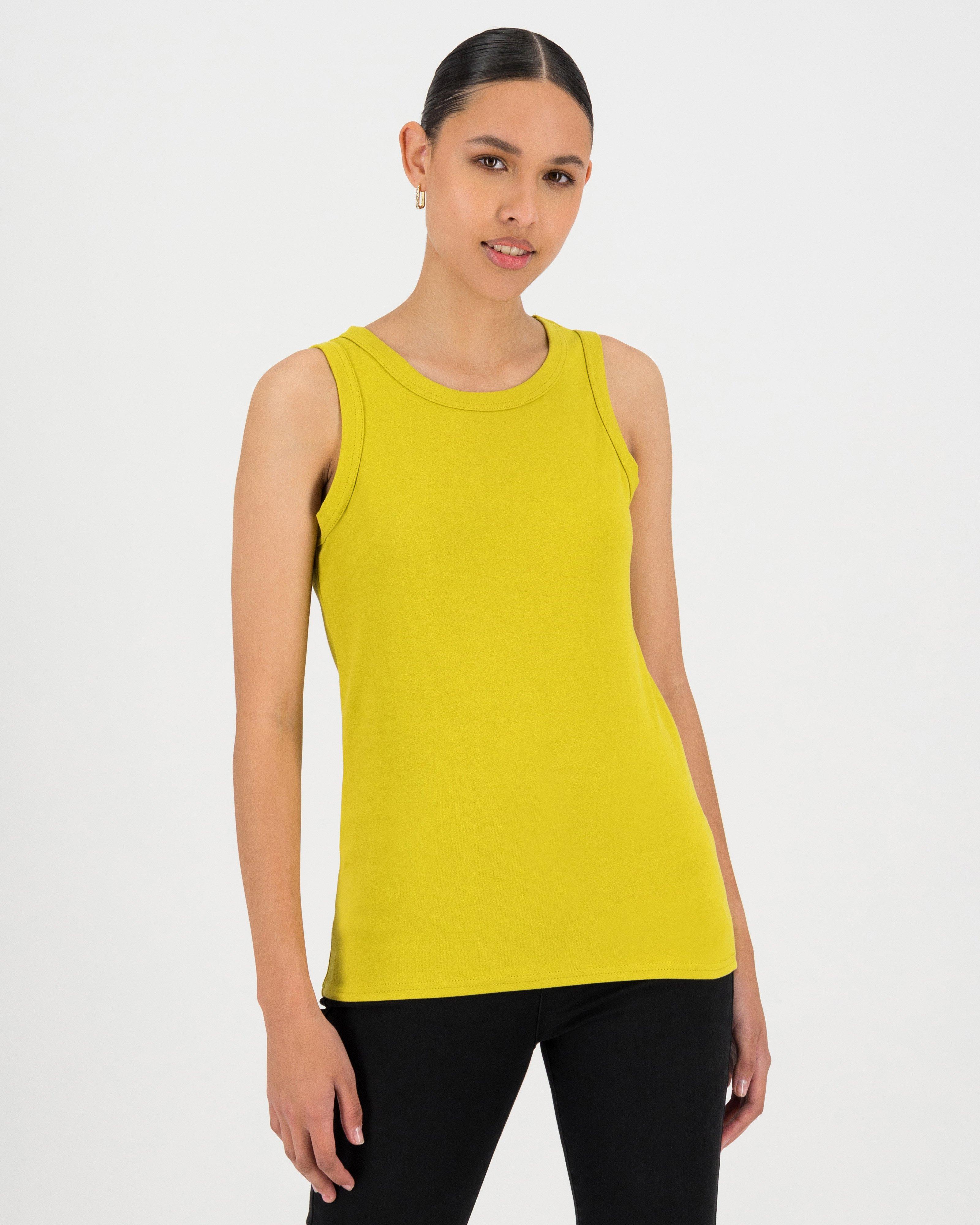 Caryn Tank Top -  lime