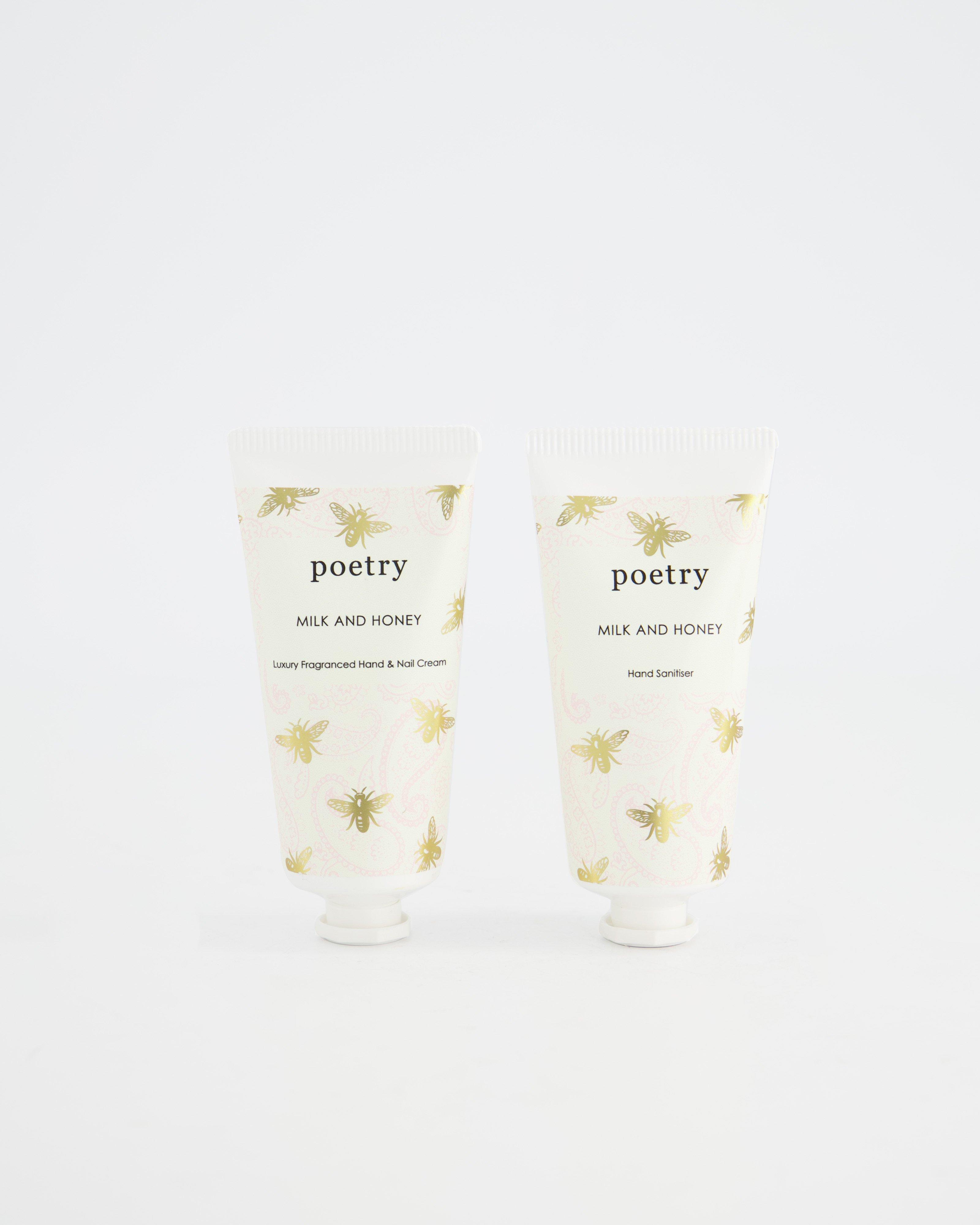 Milk & Honey Hand & Nail Cream with Sanitizer -  lightpink/milk