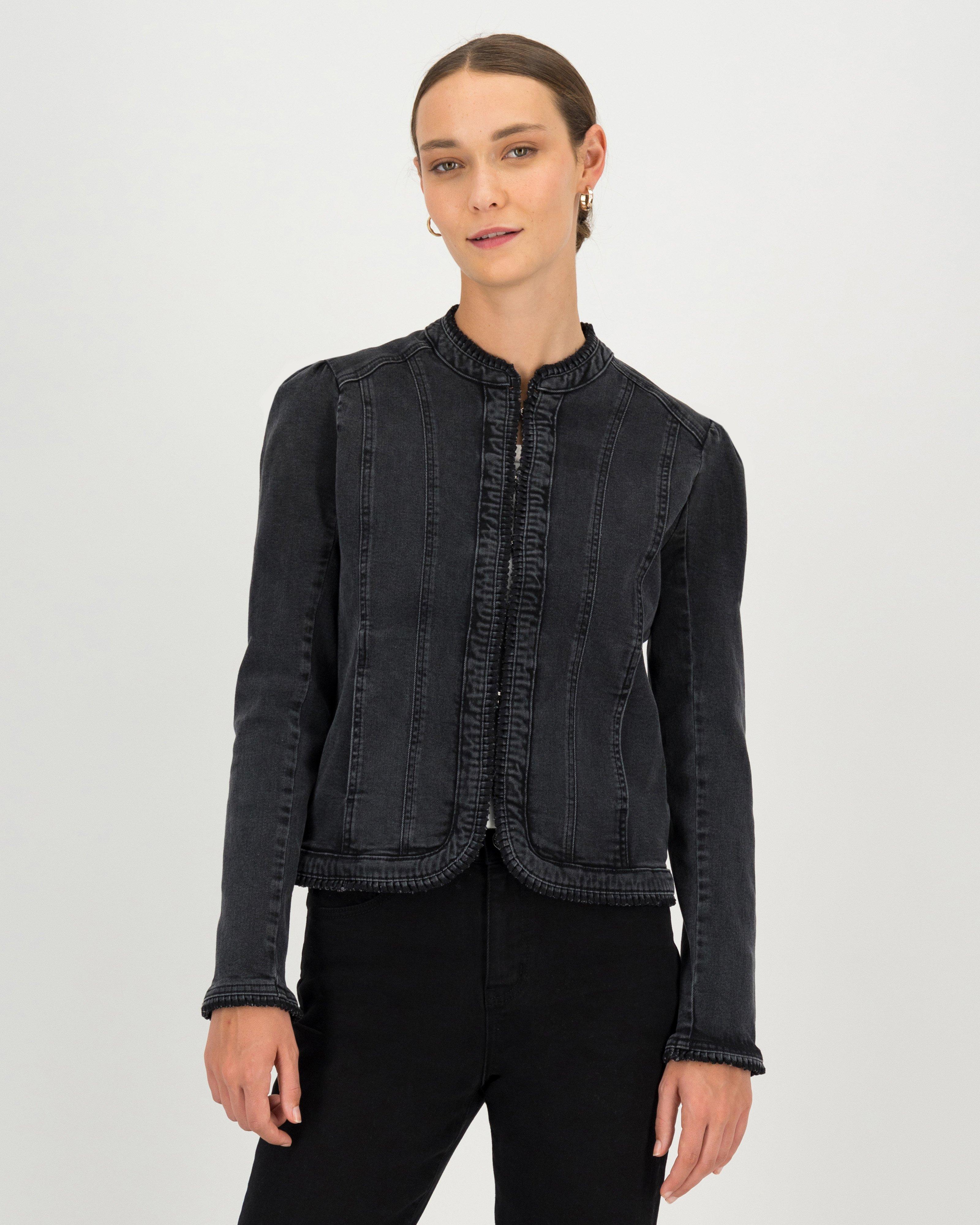 Katalina Denim Jacket -  black