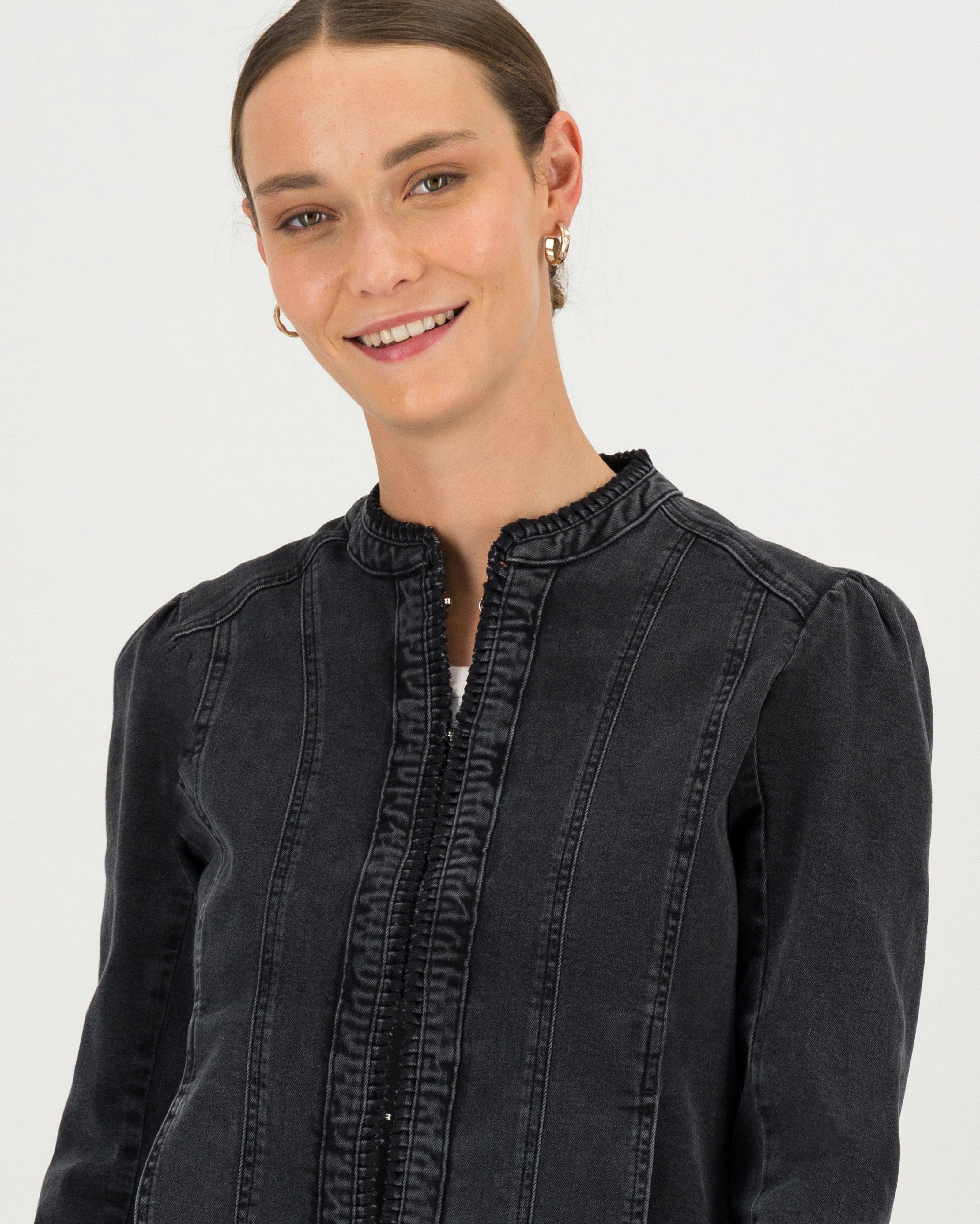 Katalina Denim Jacket -  black