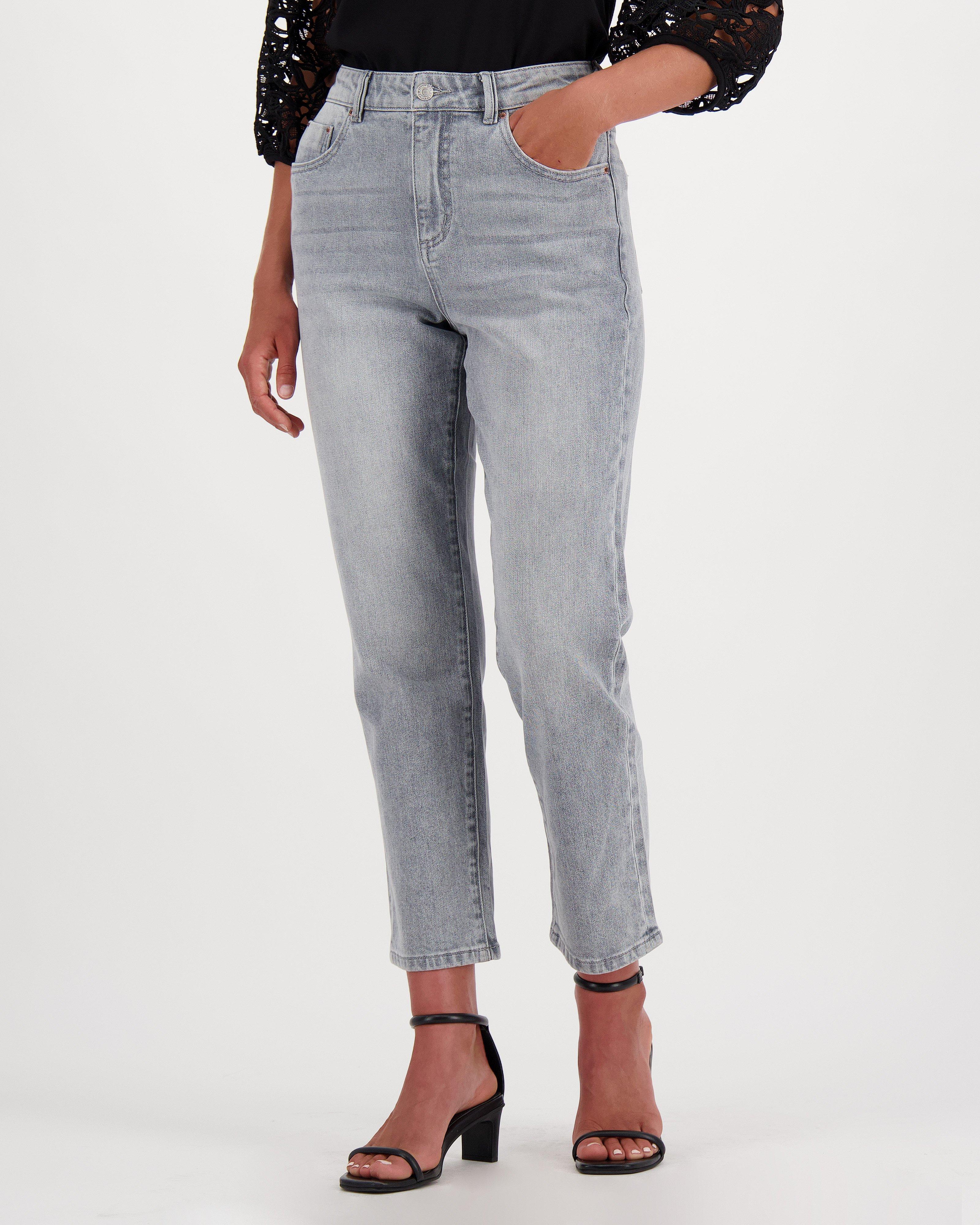 Dylan Straight Leg Denim -  lightgrey