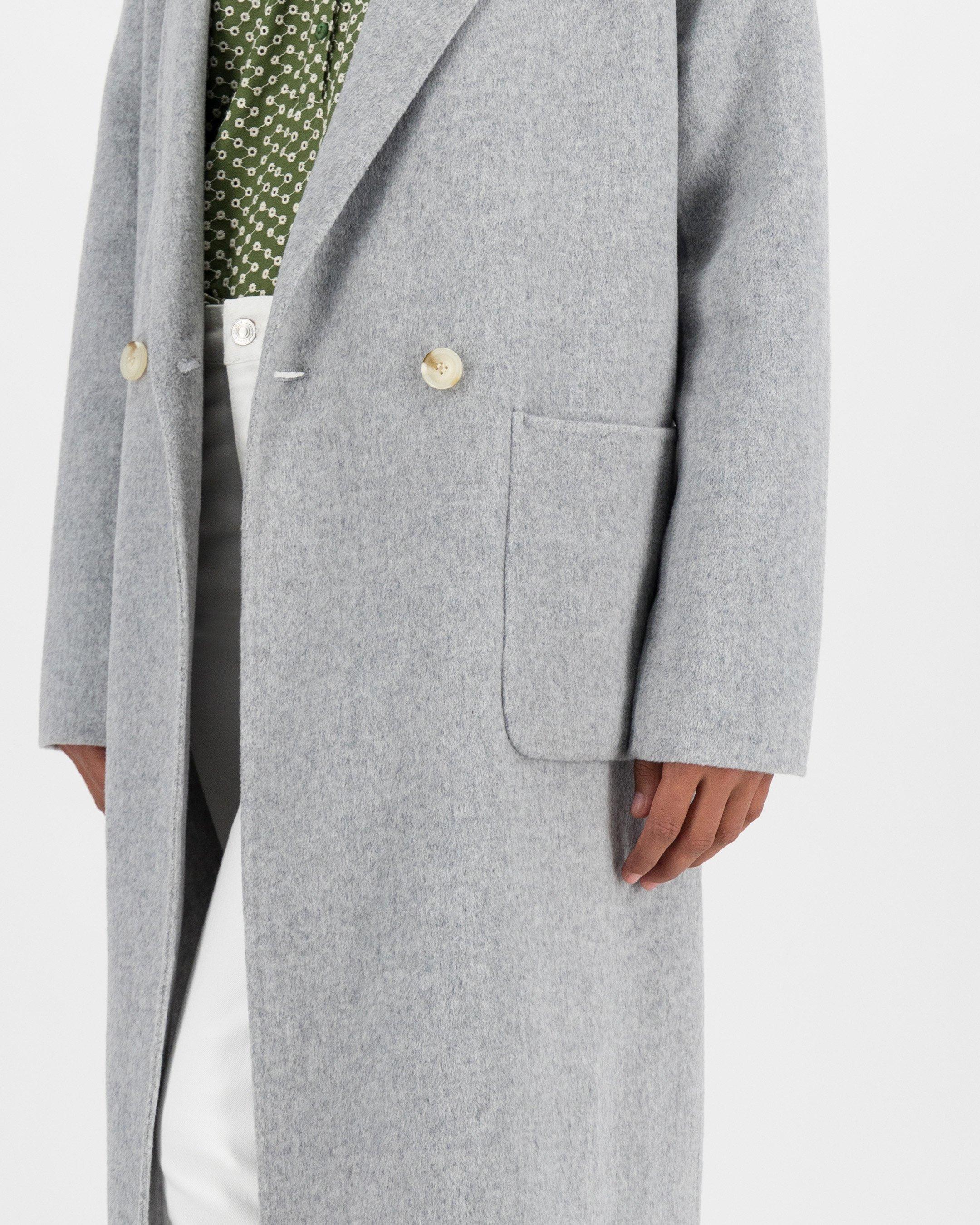 Poetry Sia Wool Blend Coat -  grey