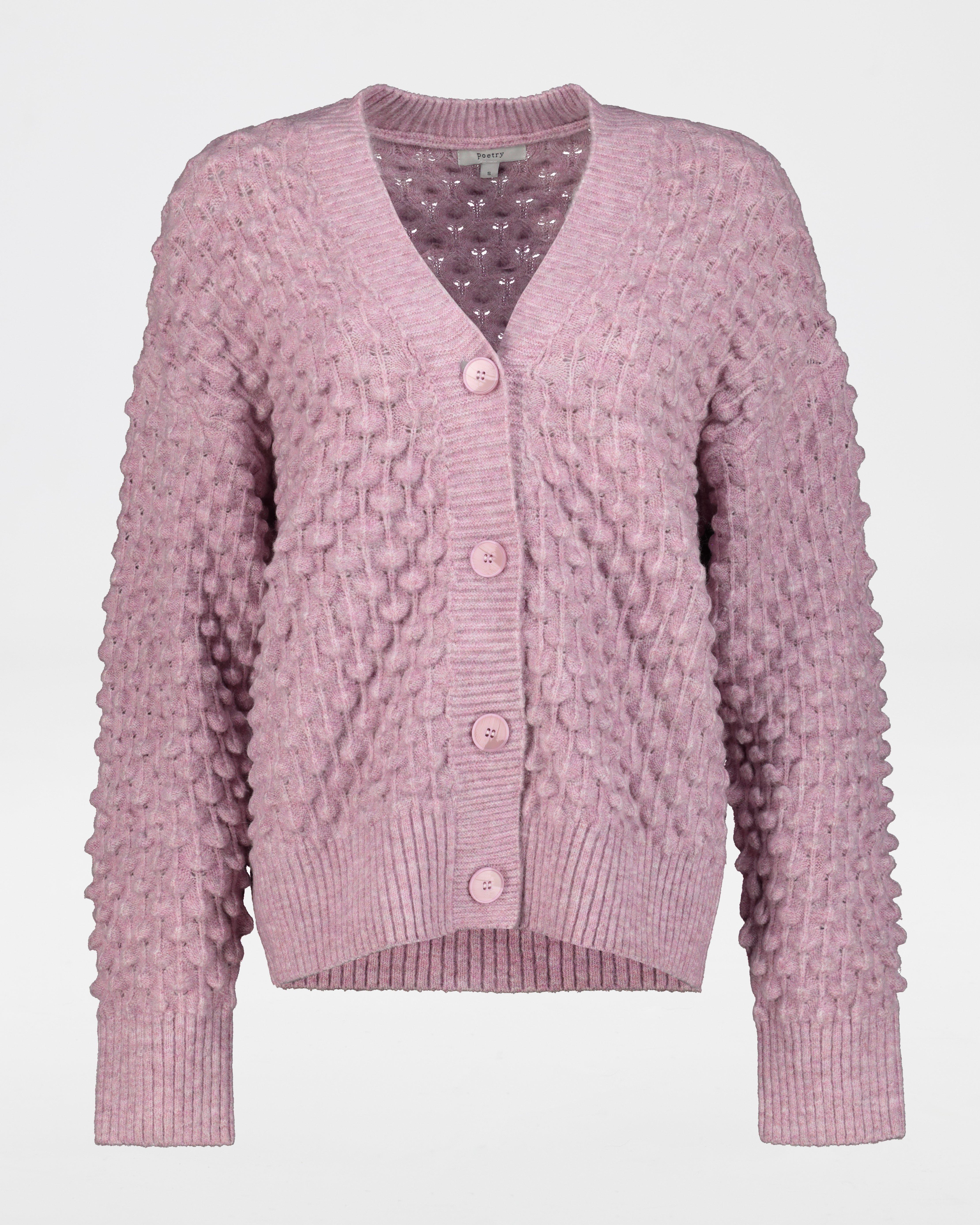 Juniper Bobble Cardigan -  lilac