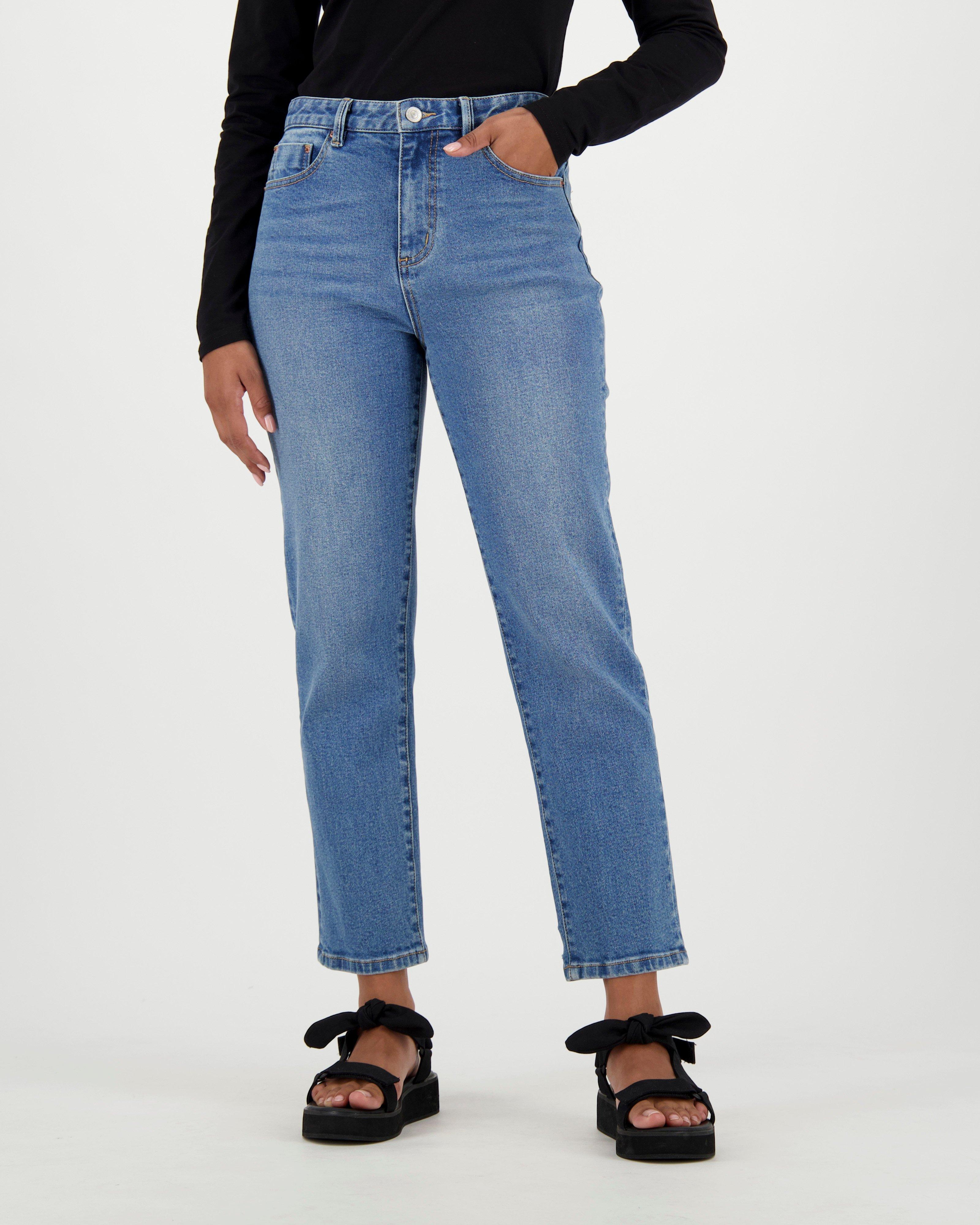 Dylan Straight Leg Denim -  midblue