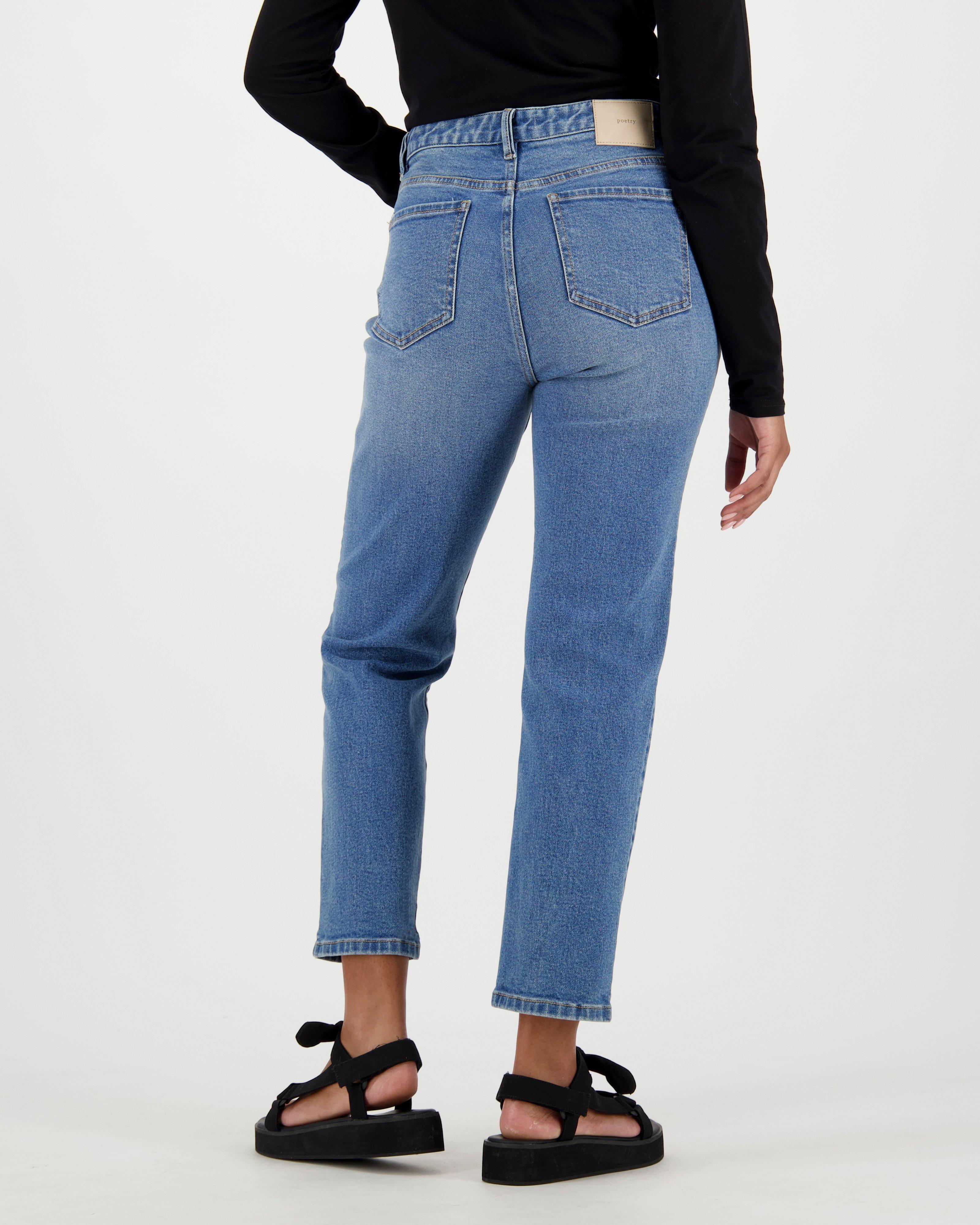 Dylan Straight Leg Denim -  midblue