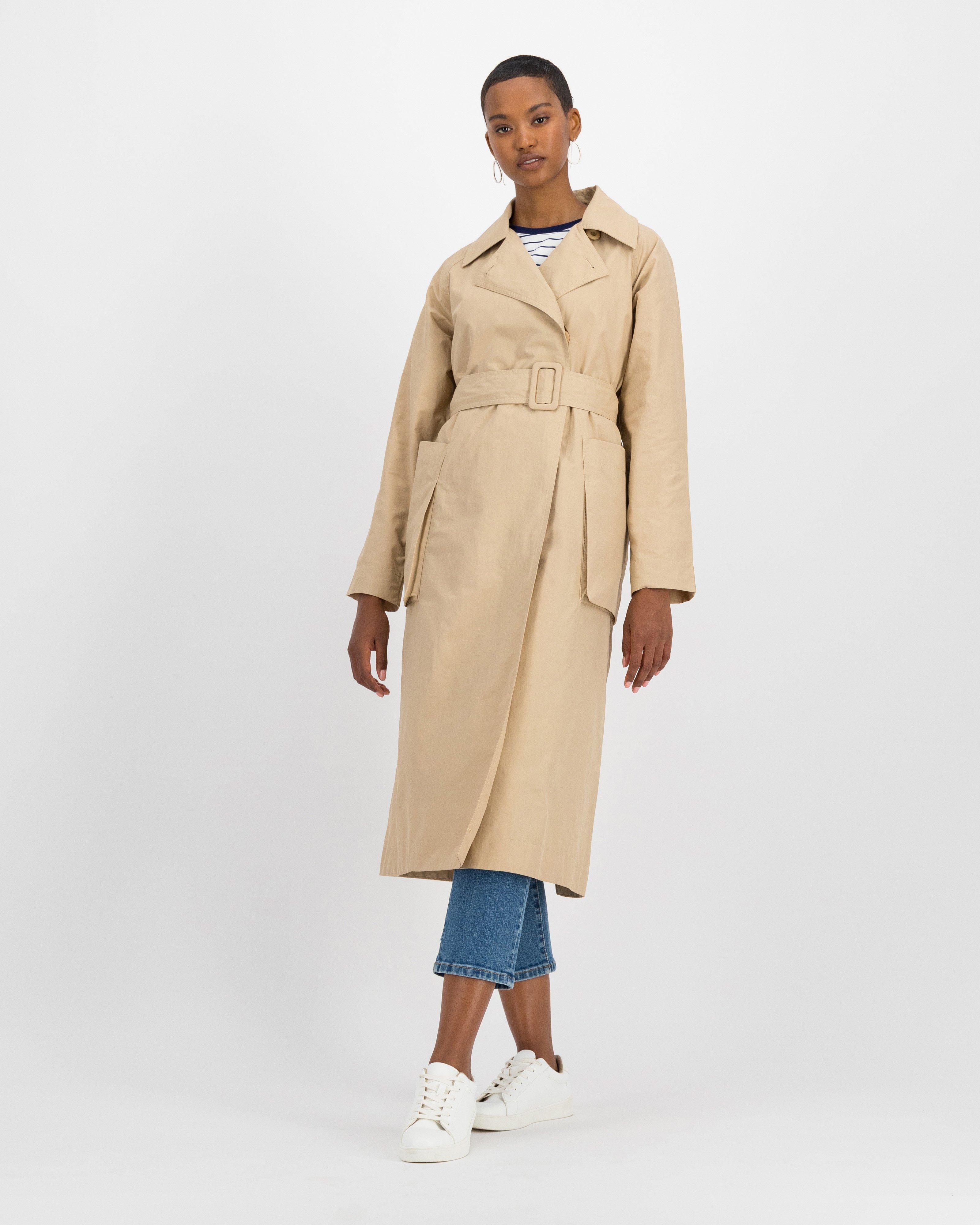 Poetry Tony Trench Coat -  brown