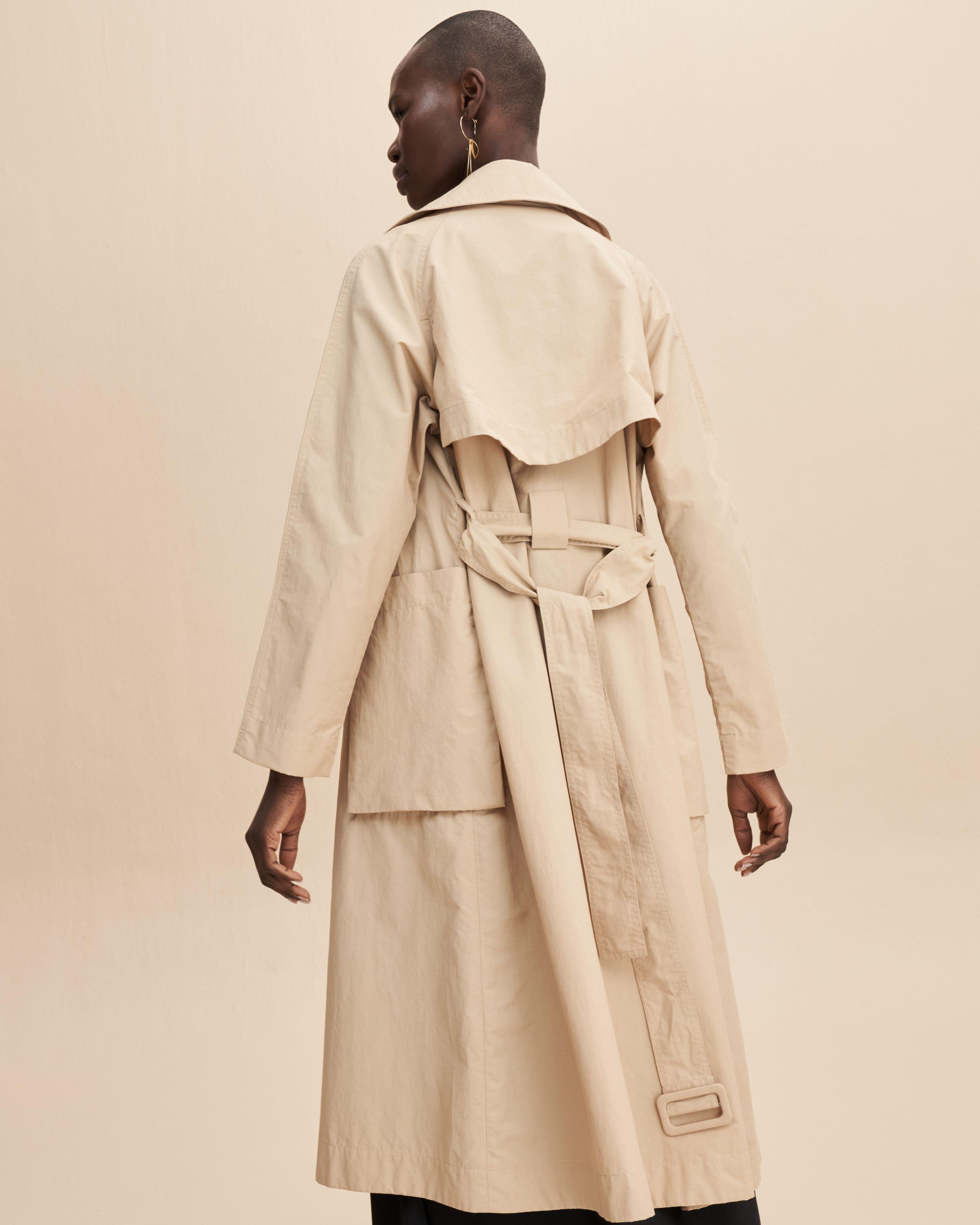 Poetry Tony Trench Coat -  brown