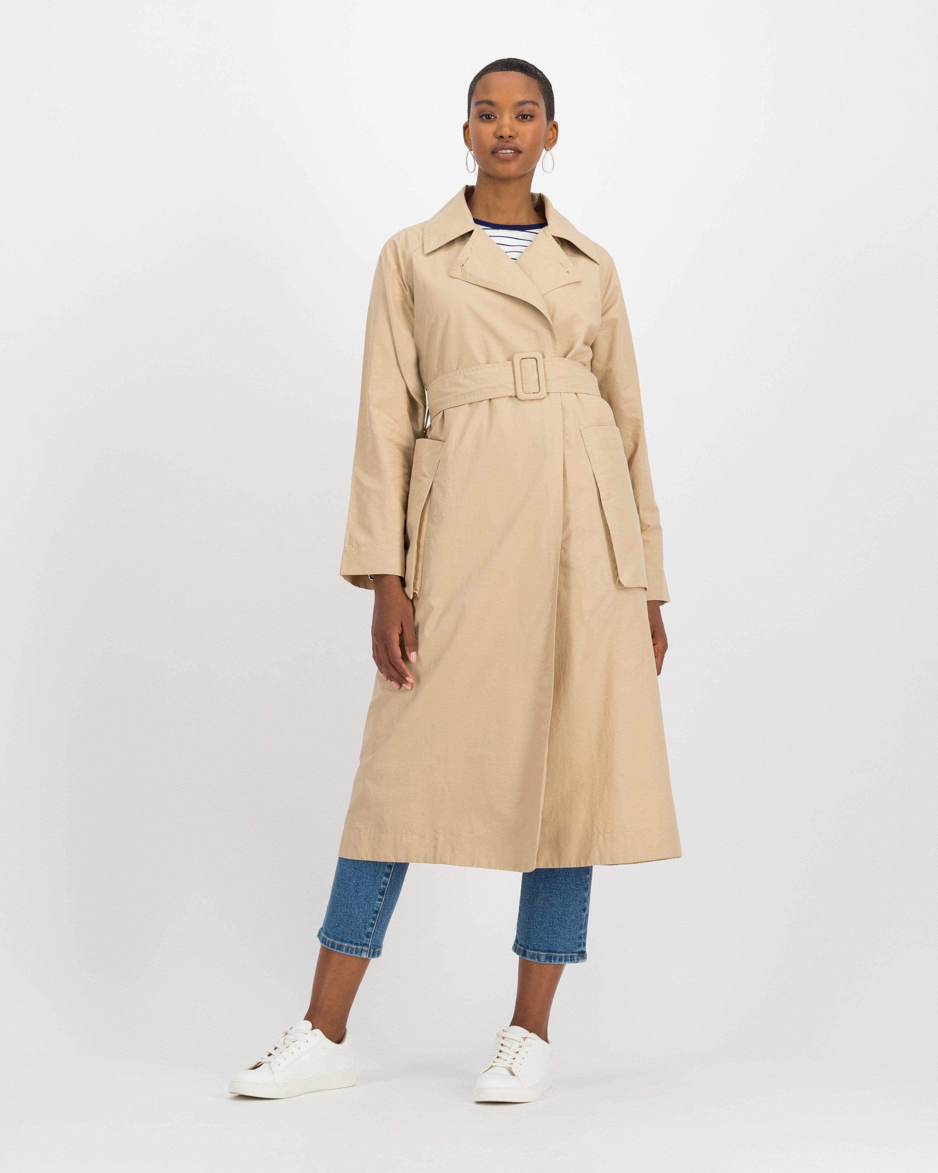 Poetry Tony Trench Coat -  brown