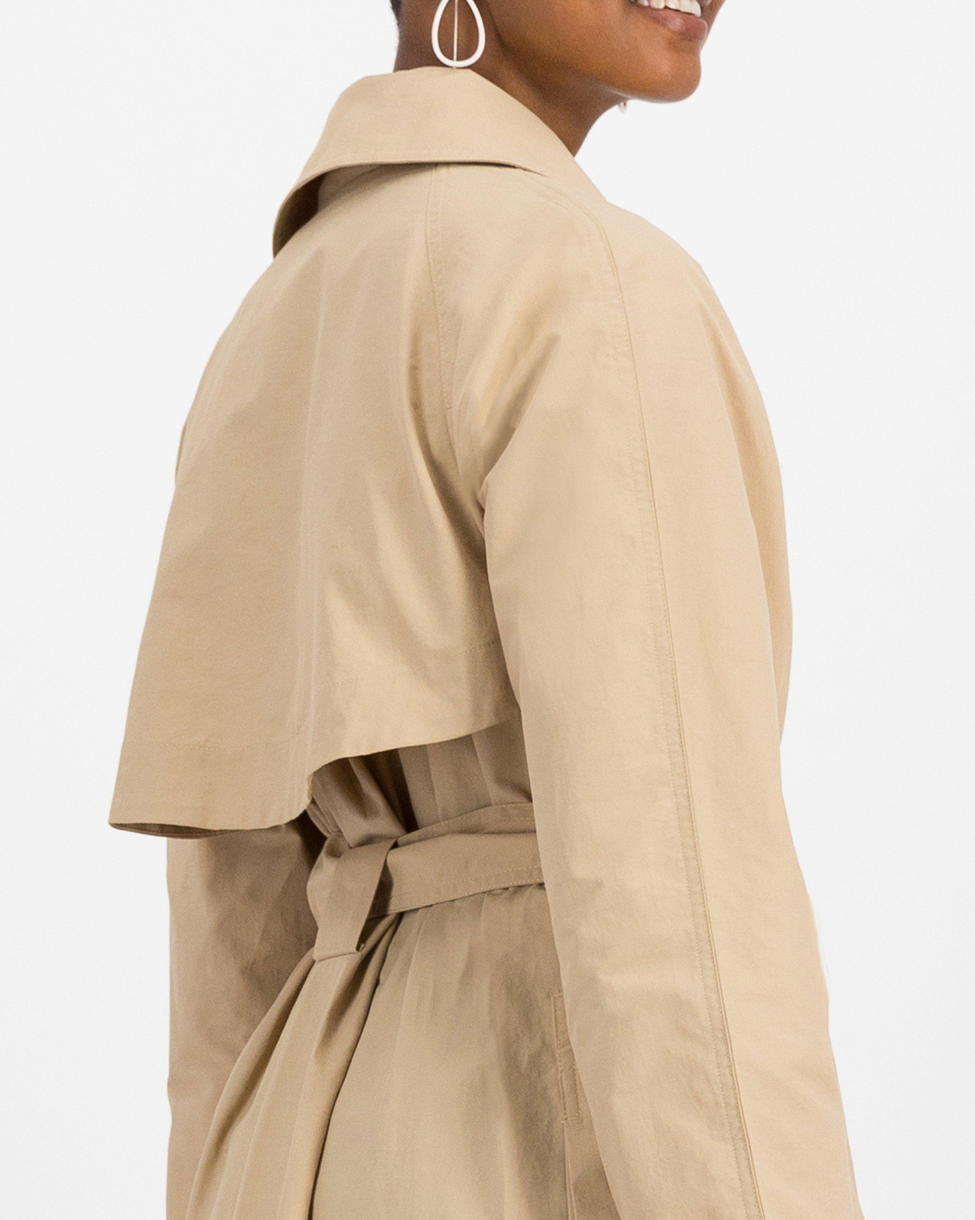 Poetry Tony Trench Coat -  brown