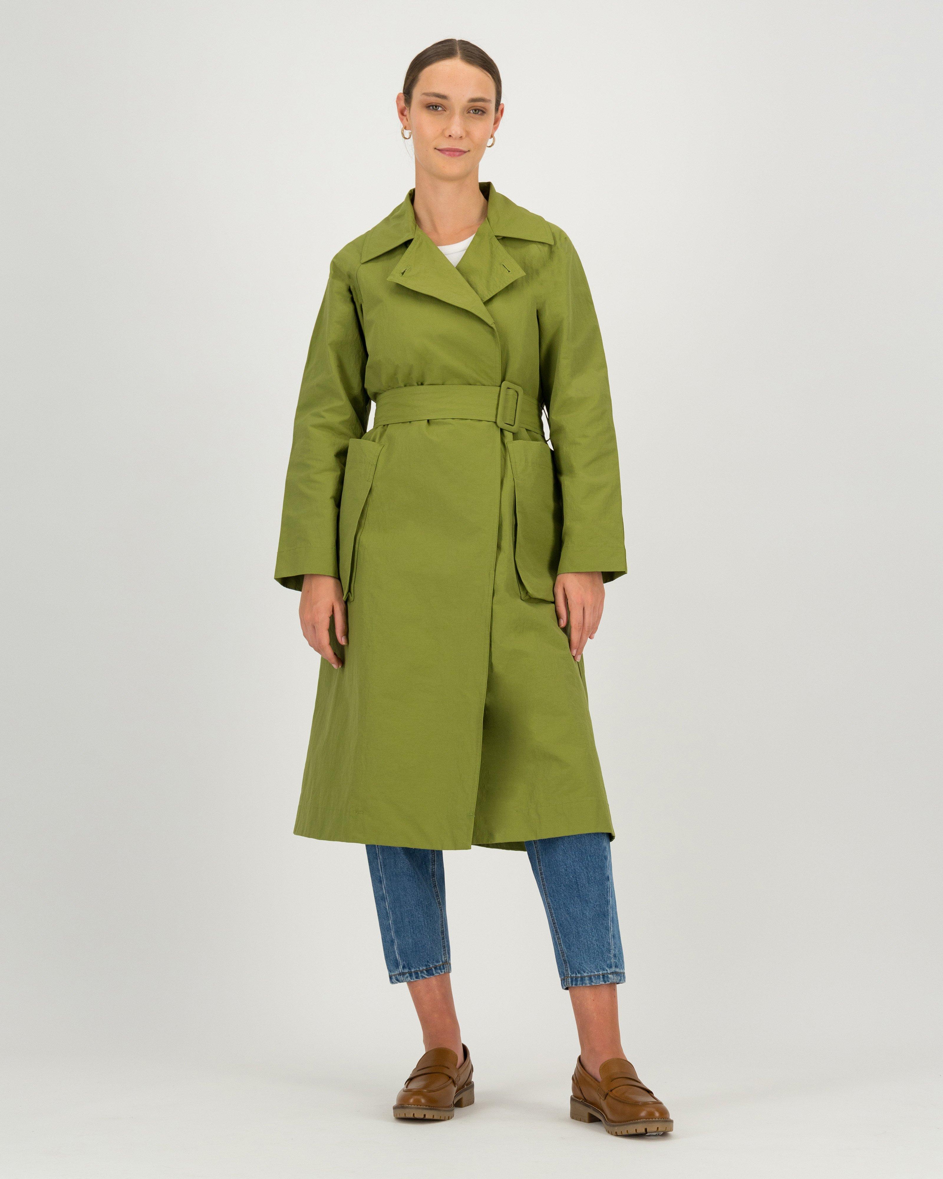 Poetry Tony Trench Coat -  lightkhaki