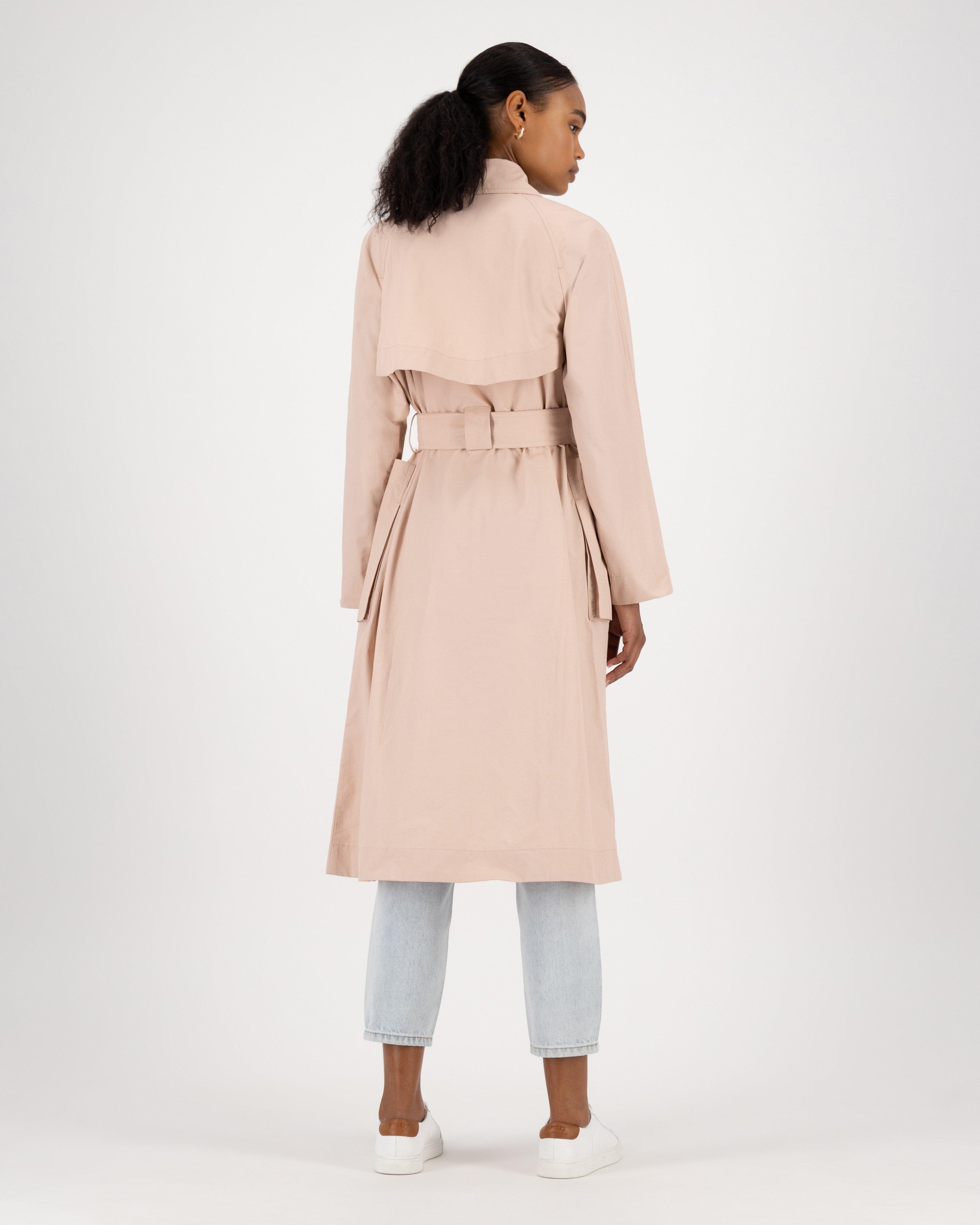 Poetry Tony Trench Coat -  dustypink