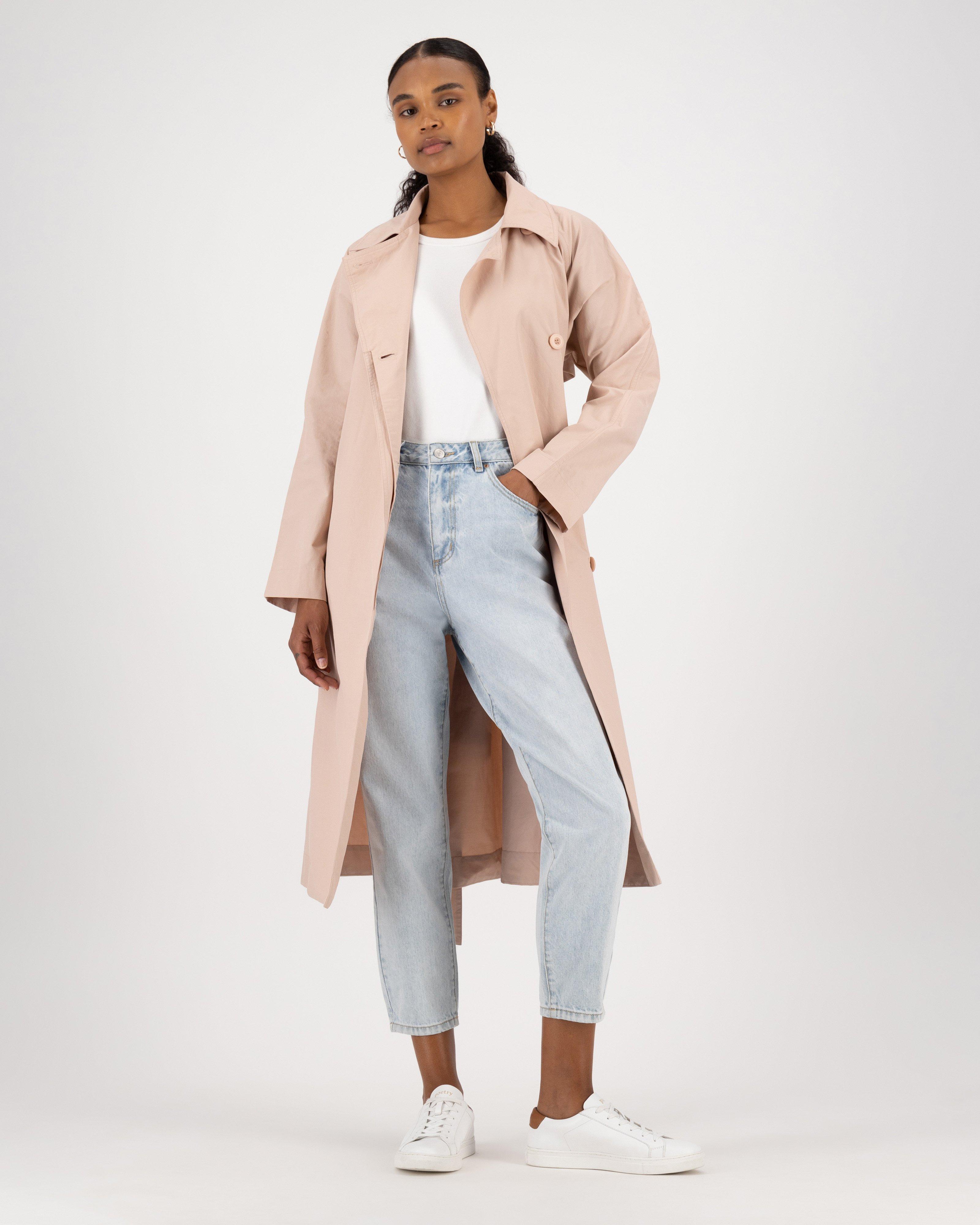 Poetry Tony Trench Coat -  dustypink