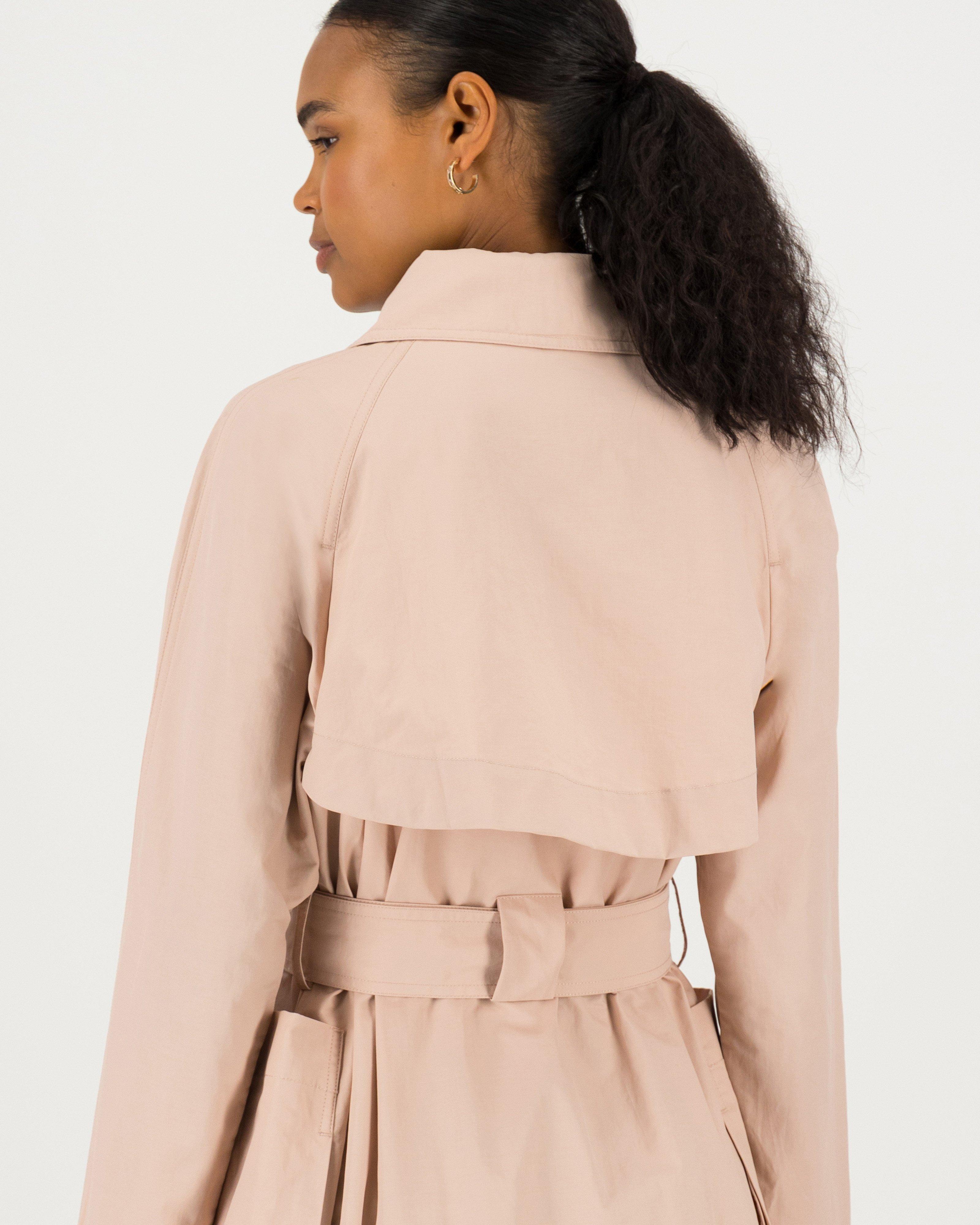 Poetry Tony Trench Coat -  dustypink