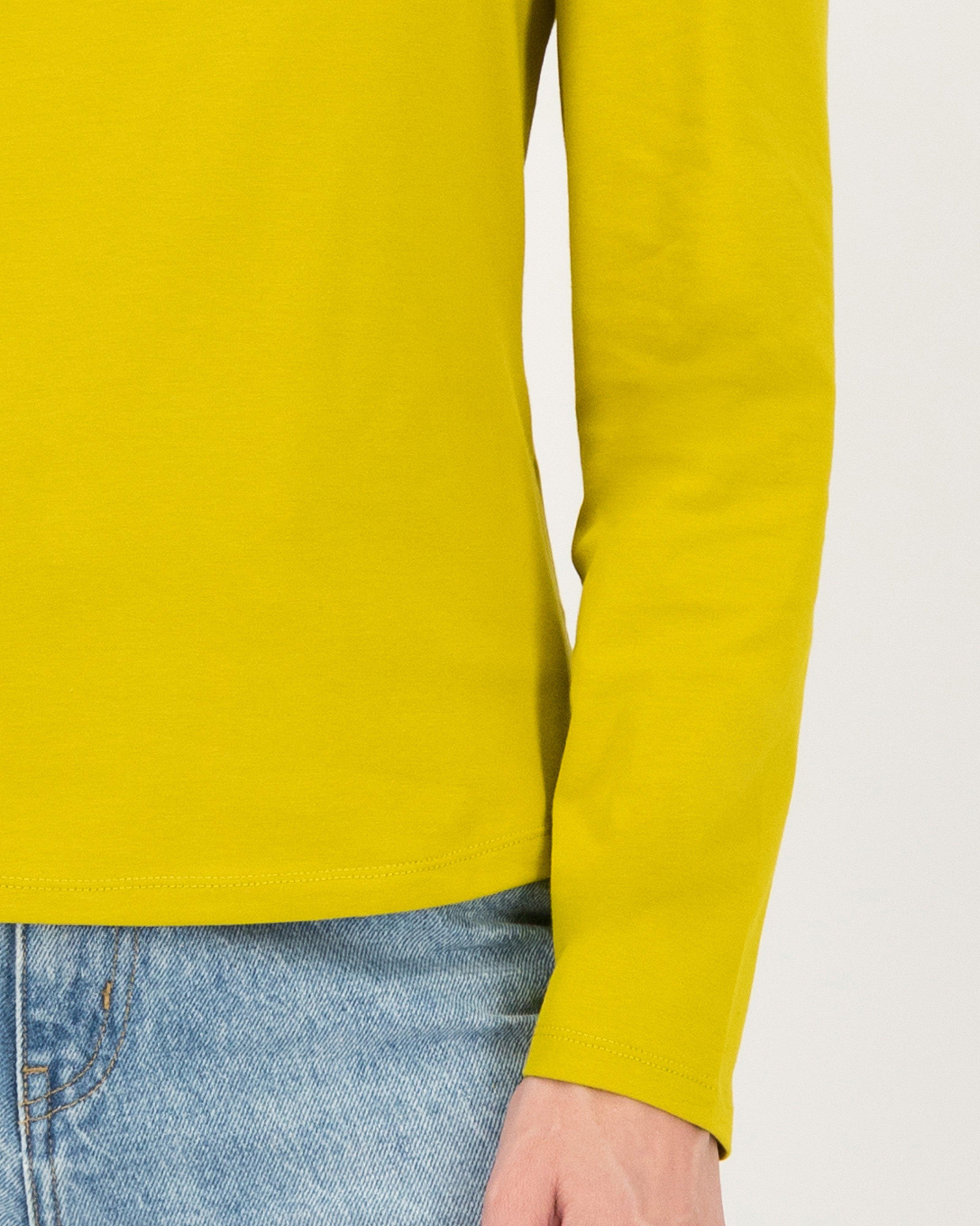 Thelma Puff Sleeve Top -  chartreuse