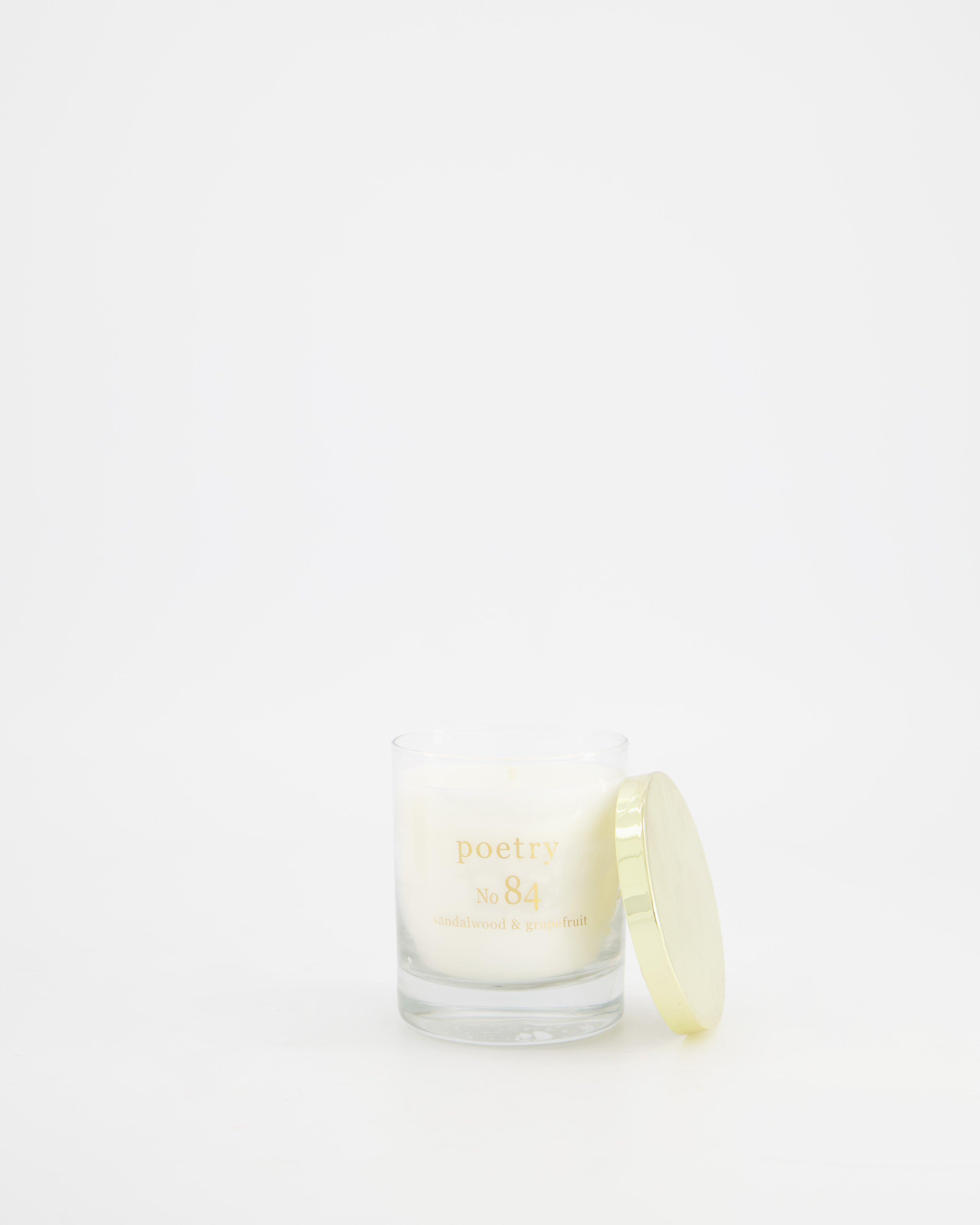 Sandalwood and Grapefruit  Candle -  pink