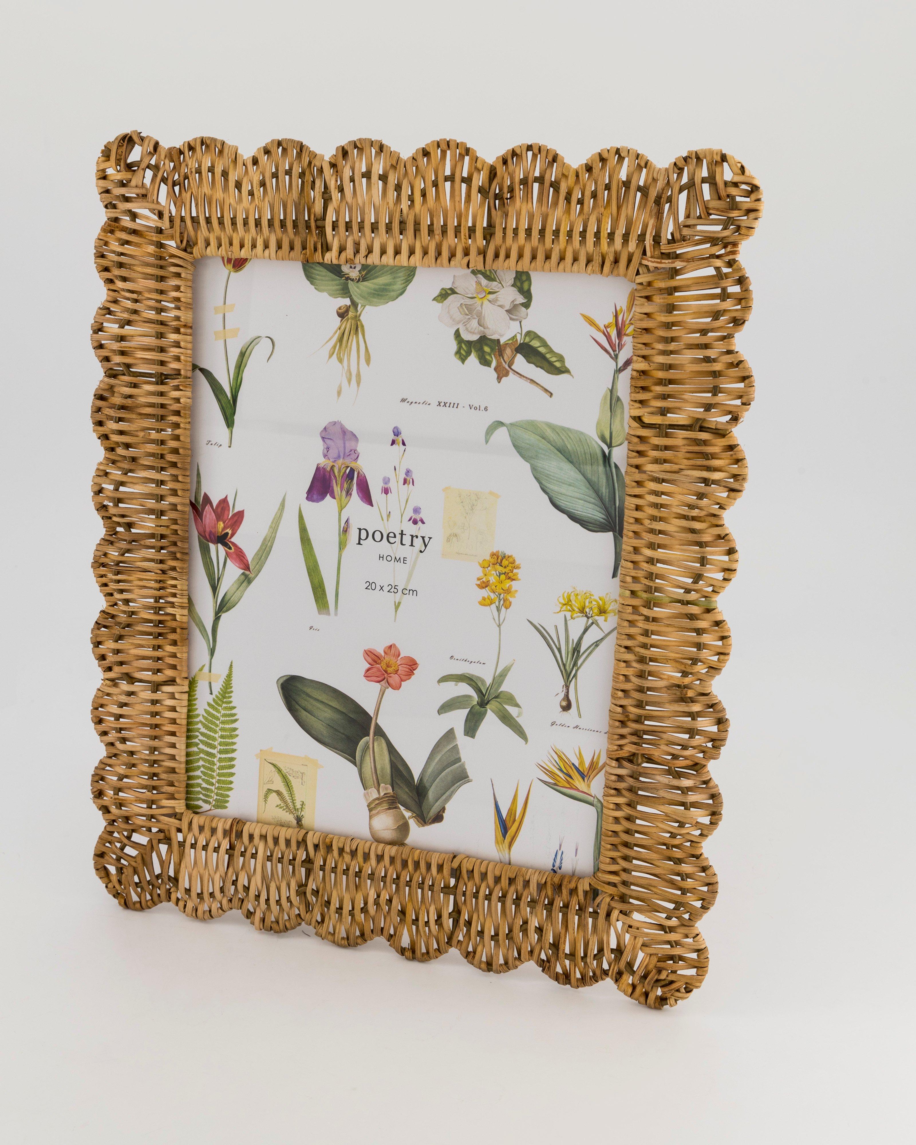 Woven Picture Frame 8 x 10 -  brown