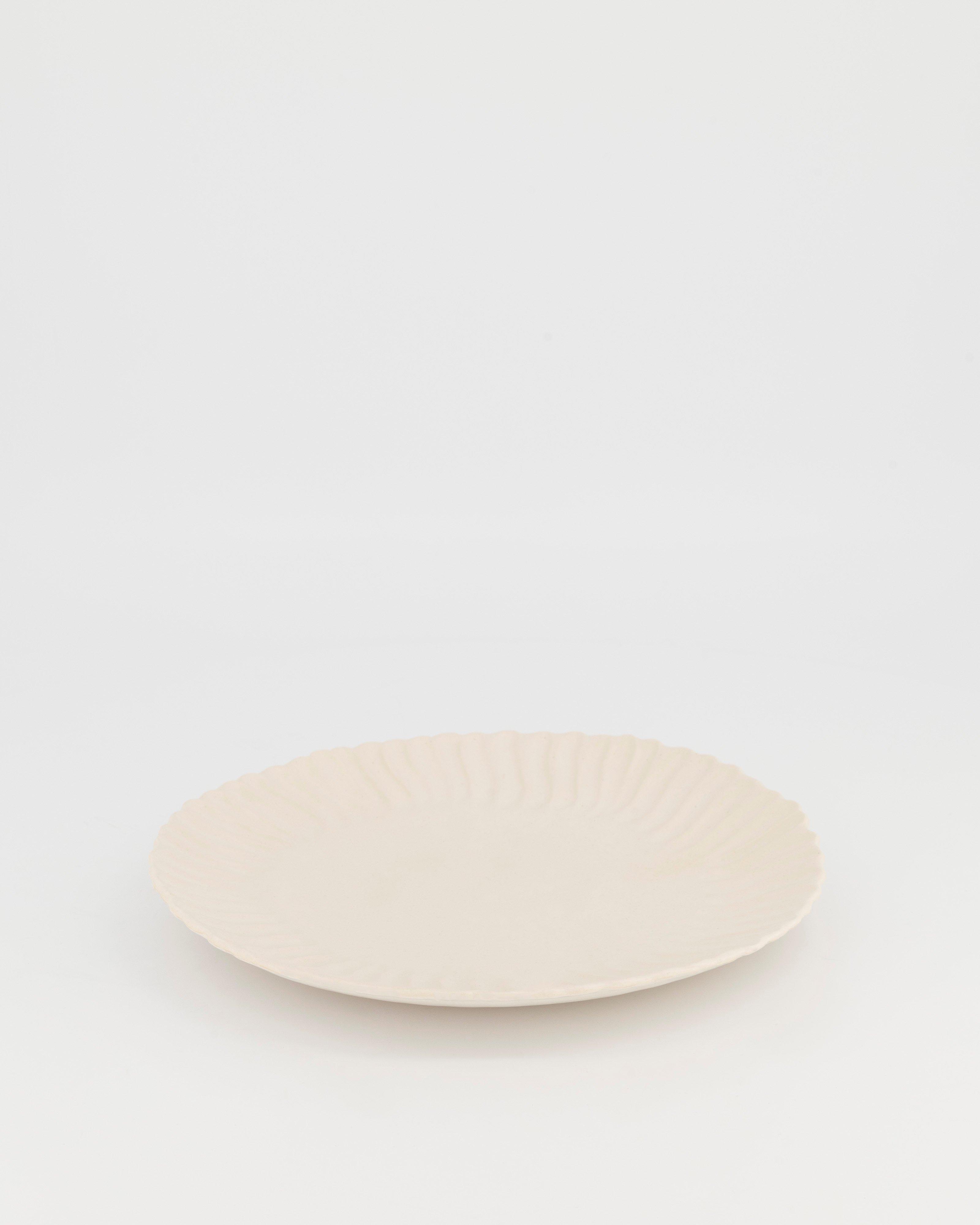 Swirl Side Plate -  cream