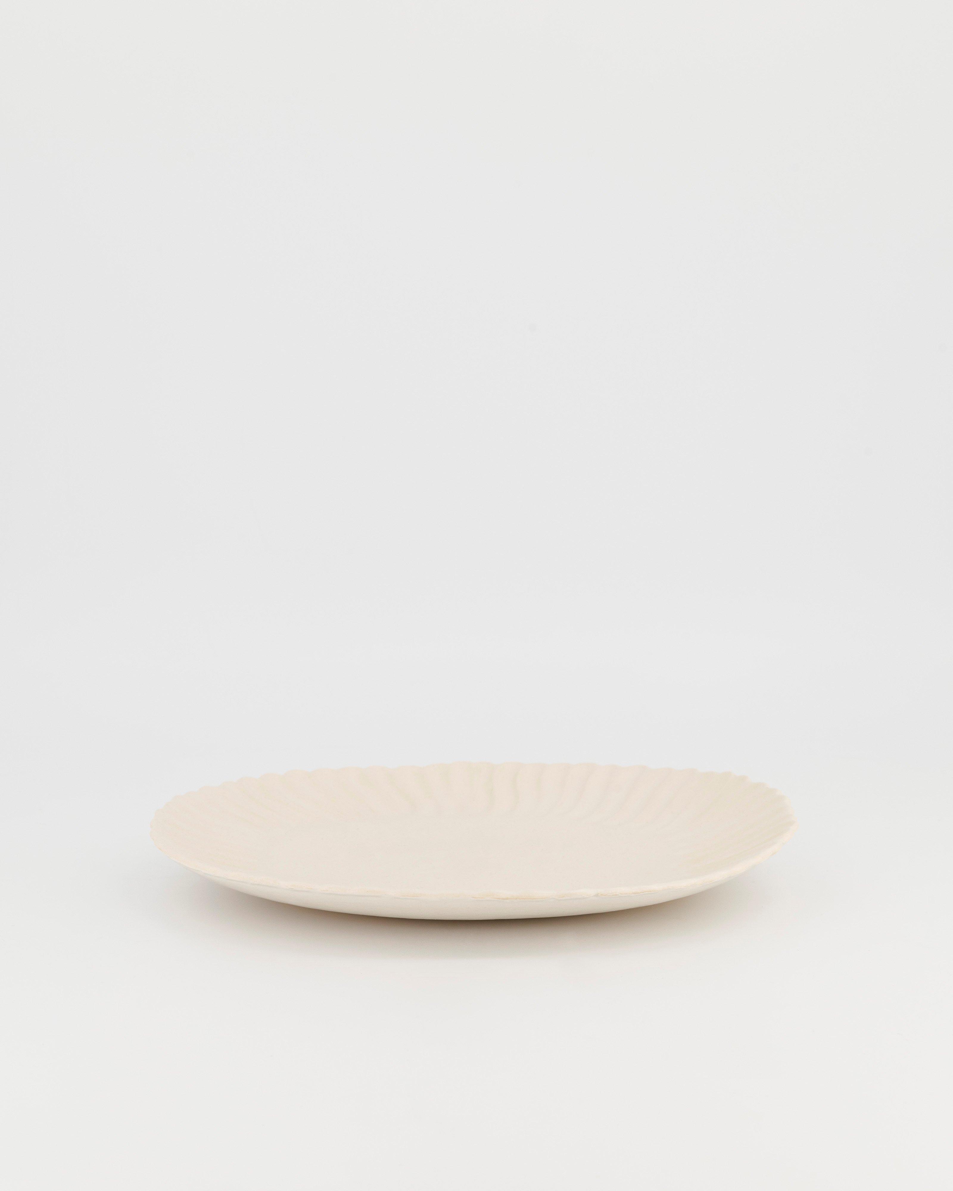 Swirl Side Plate -  cream