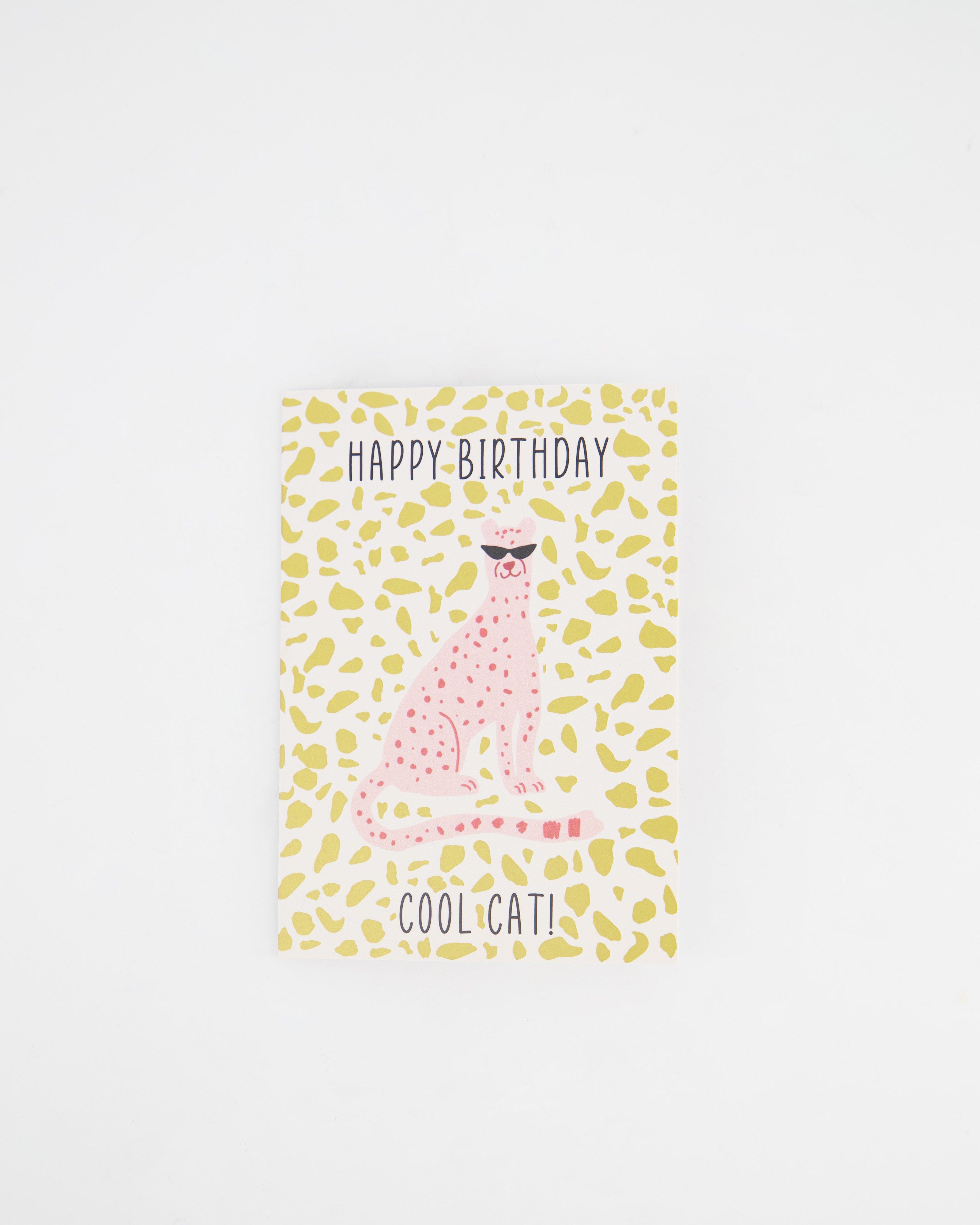 Cool Cat Card -  assorted