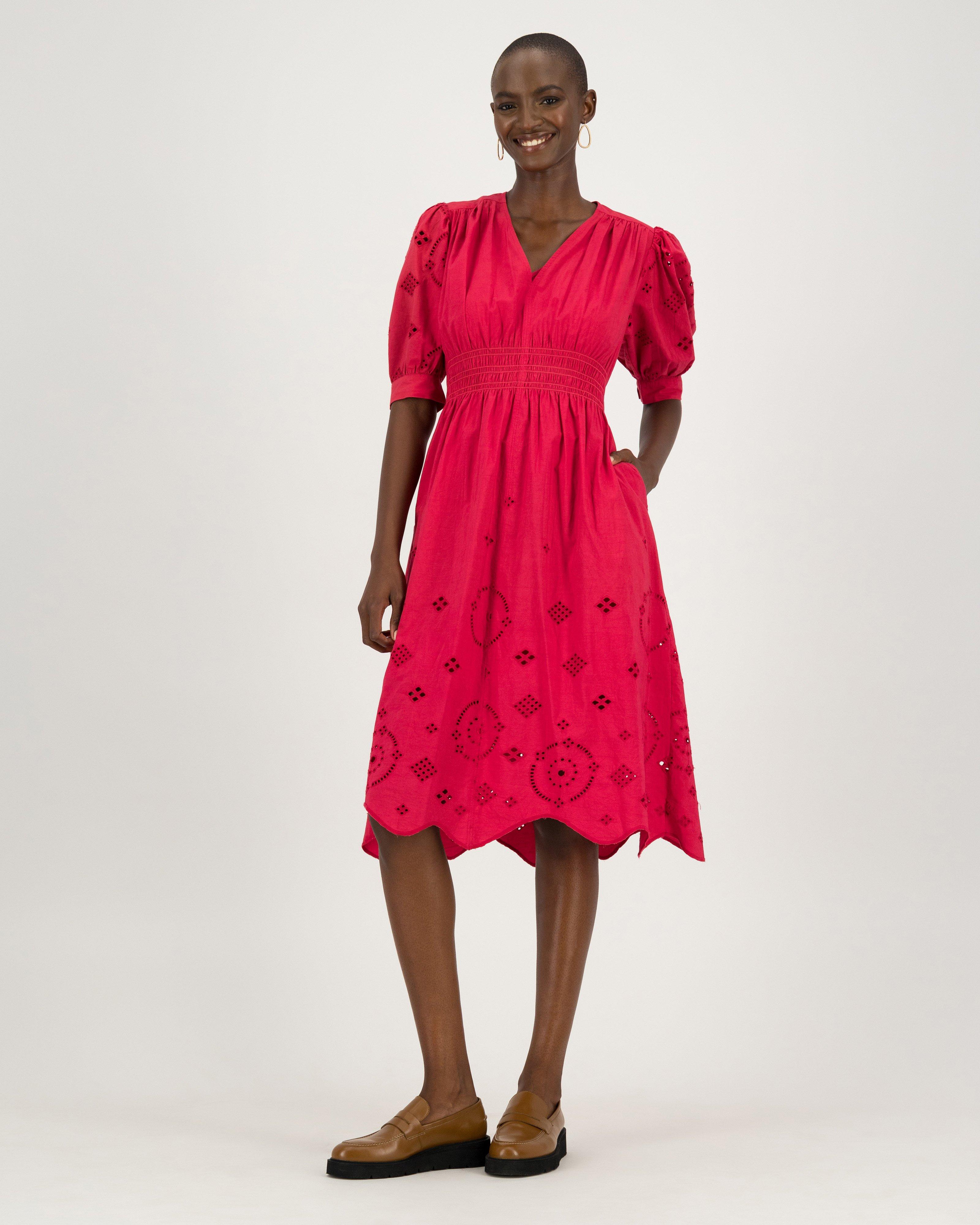 Poetry Mya Anglaise Dress -  pink