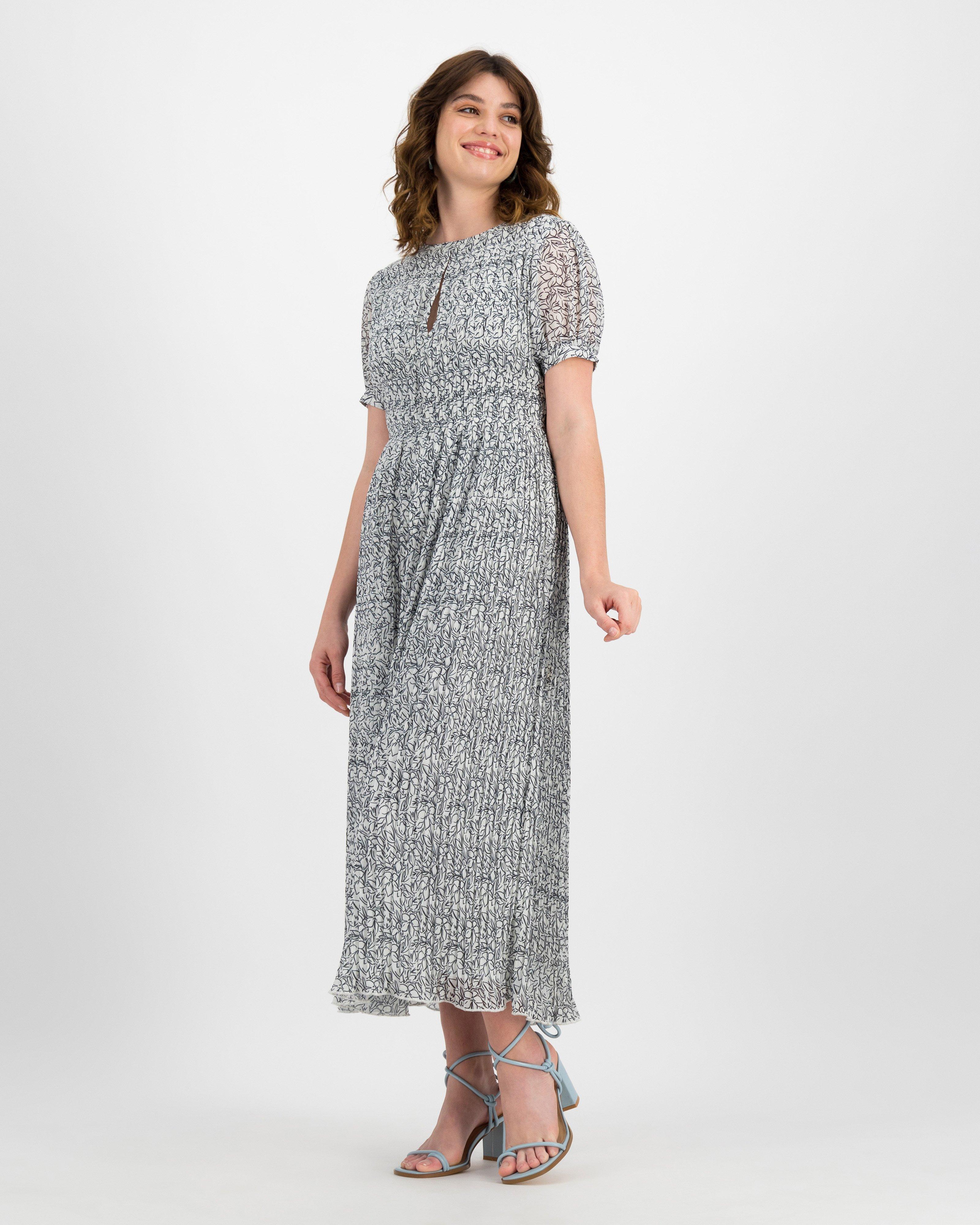 Poetry Khloe Fit and Flare Occasion Dress -  milk