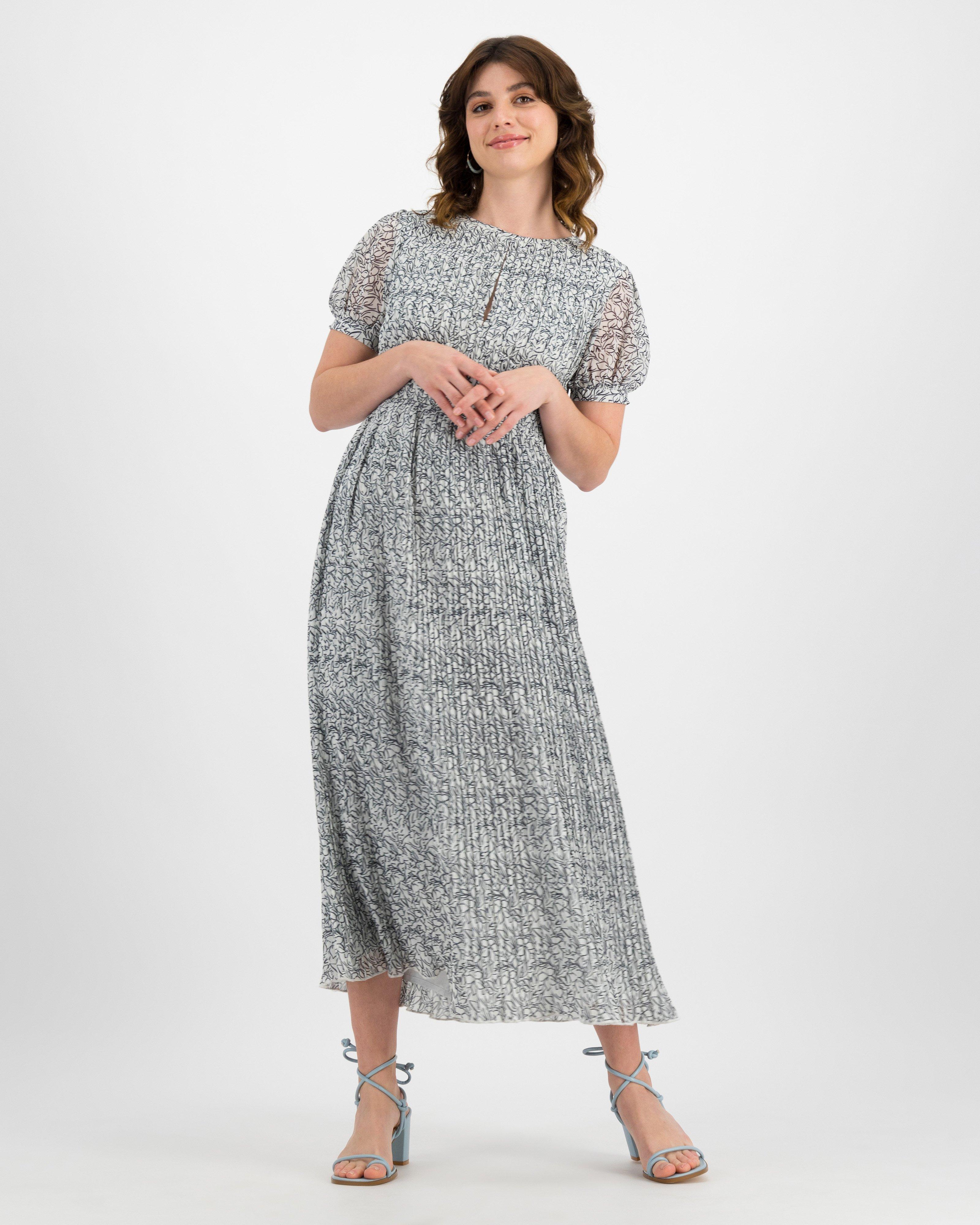 Poetry Khloe Fit and Flare Occasion Dress -  milk