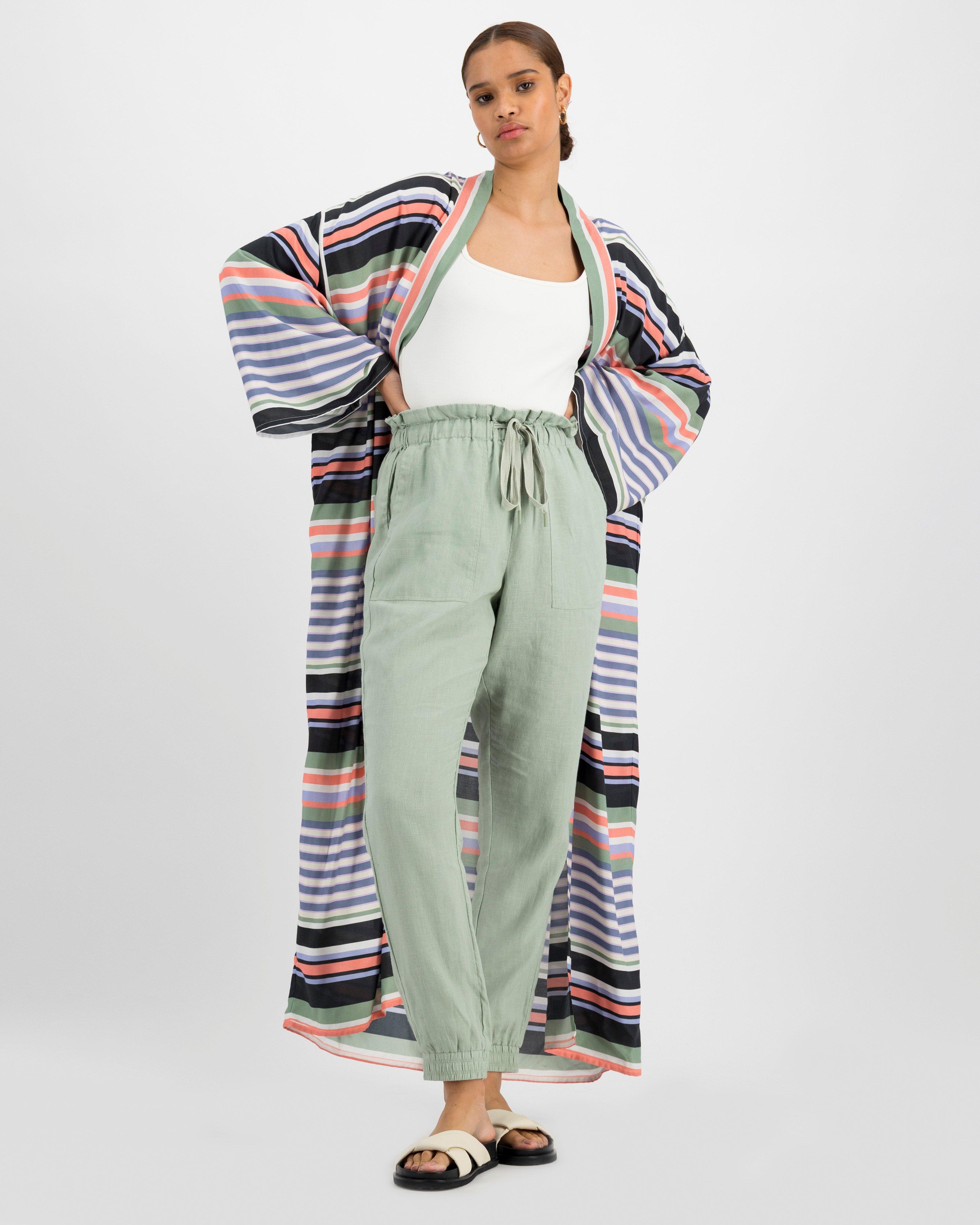 Geneva Long Placket Kimono -  assorted