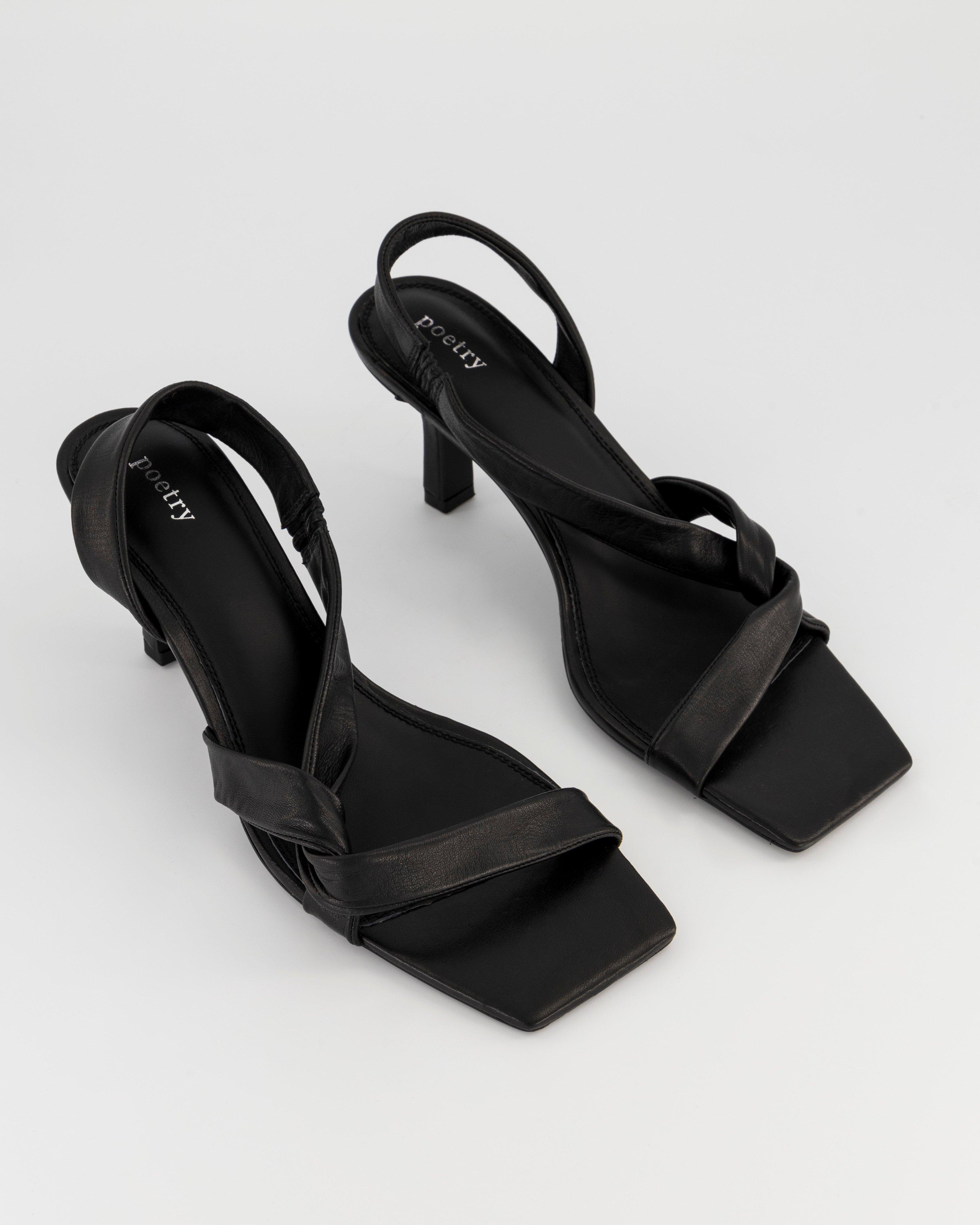 Donne Strappy Heel -  black