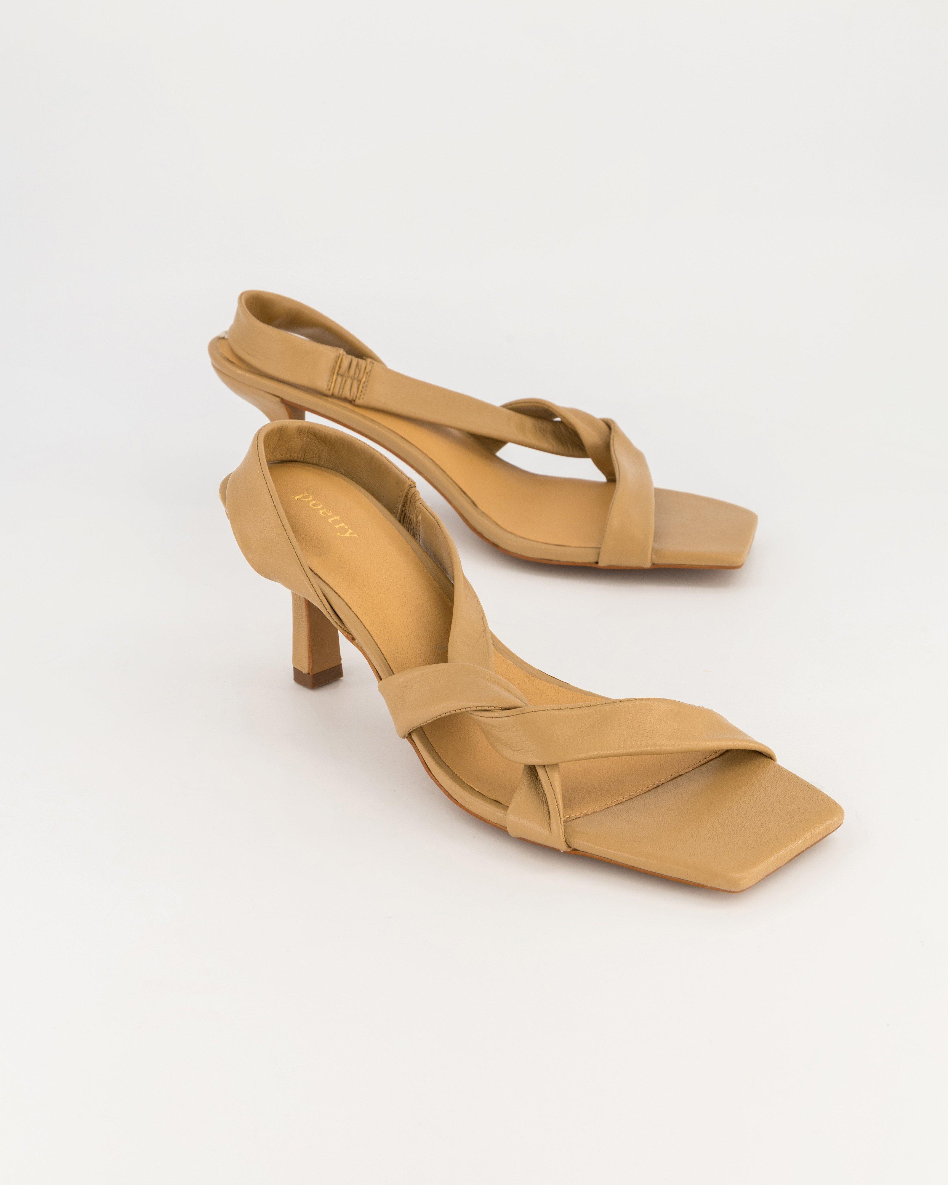 Donne Strappy Heel -  camel