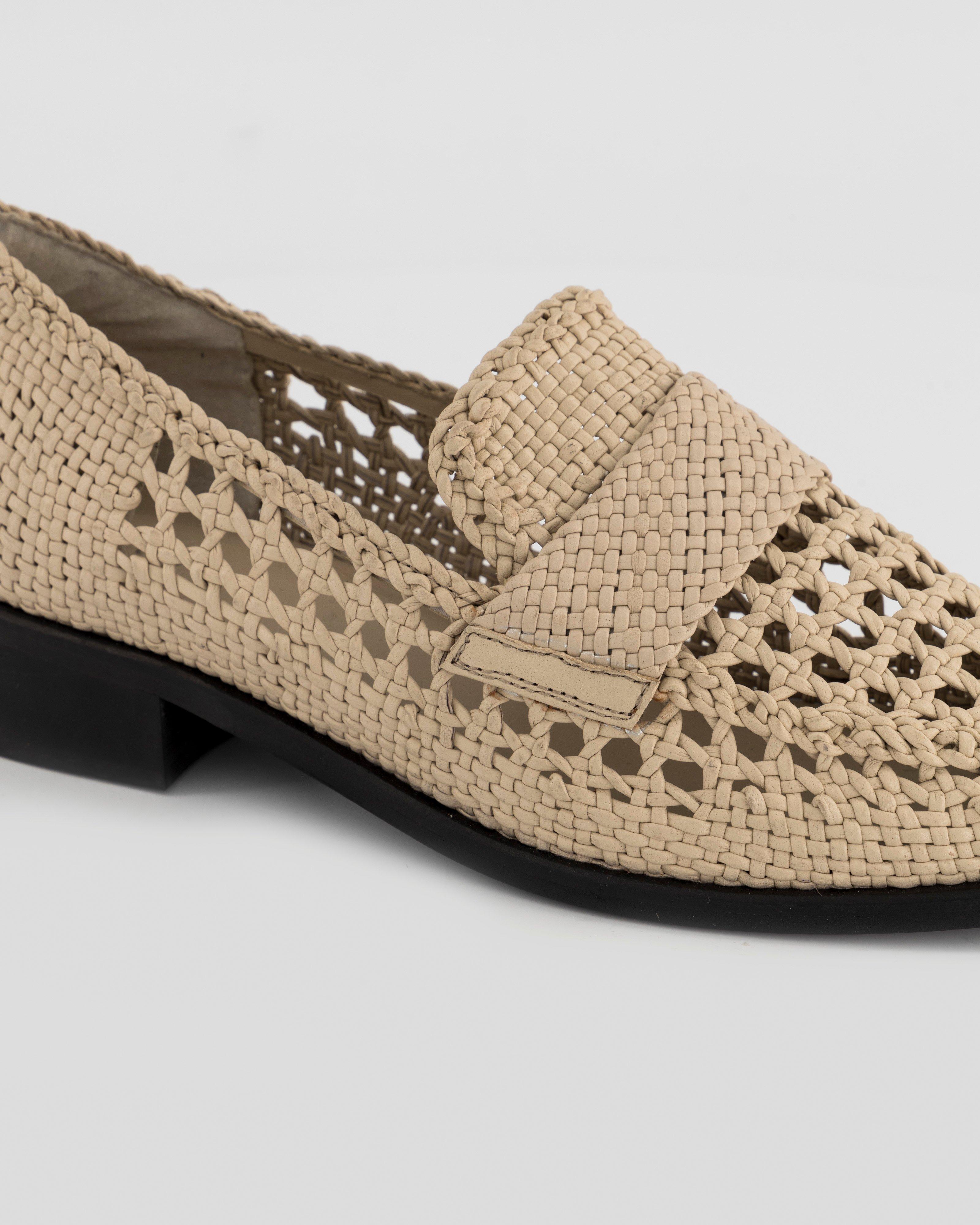 Poetry Zhuri Braided Loafer -  cream