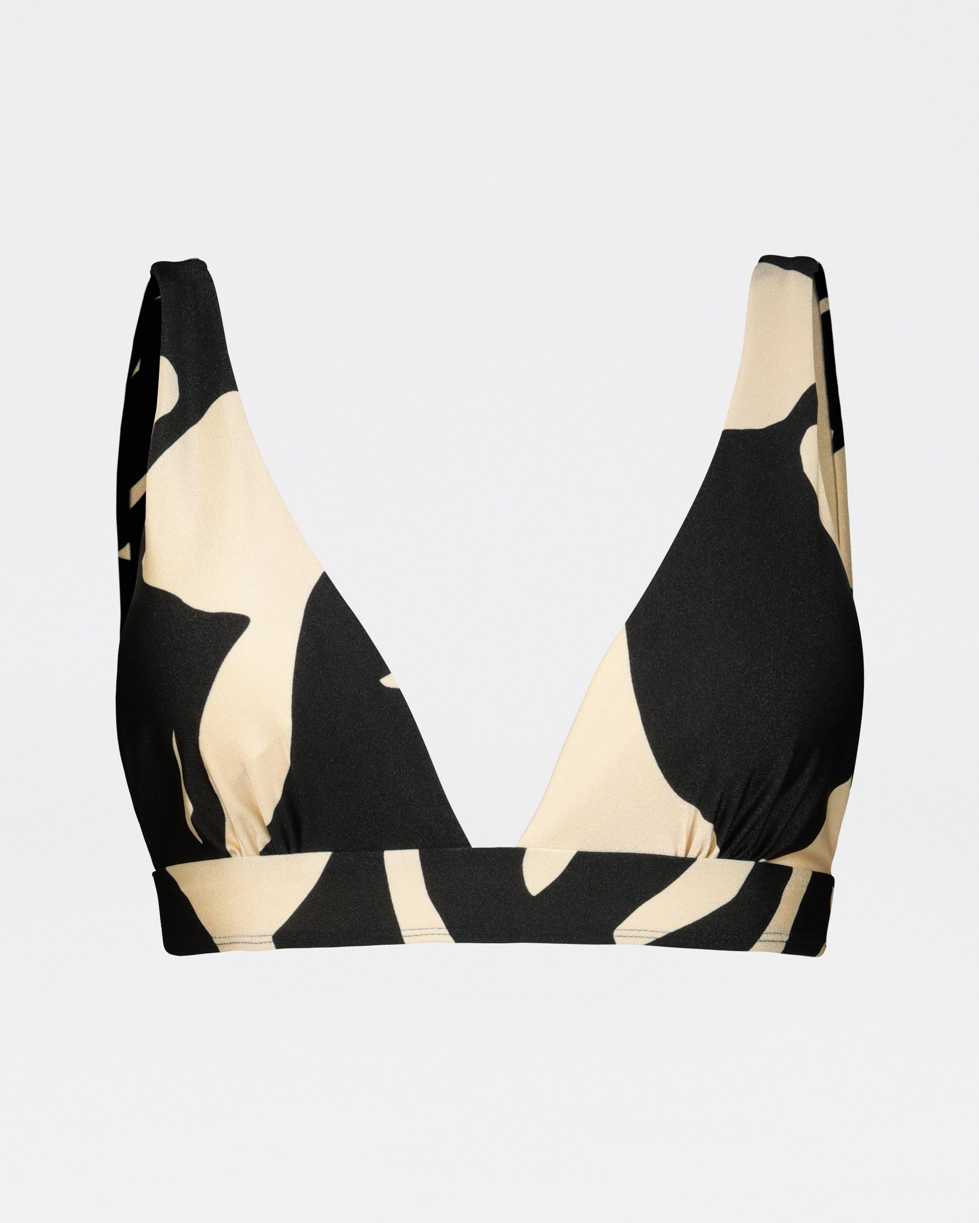 Nani Printed Bikini Top -  gold