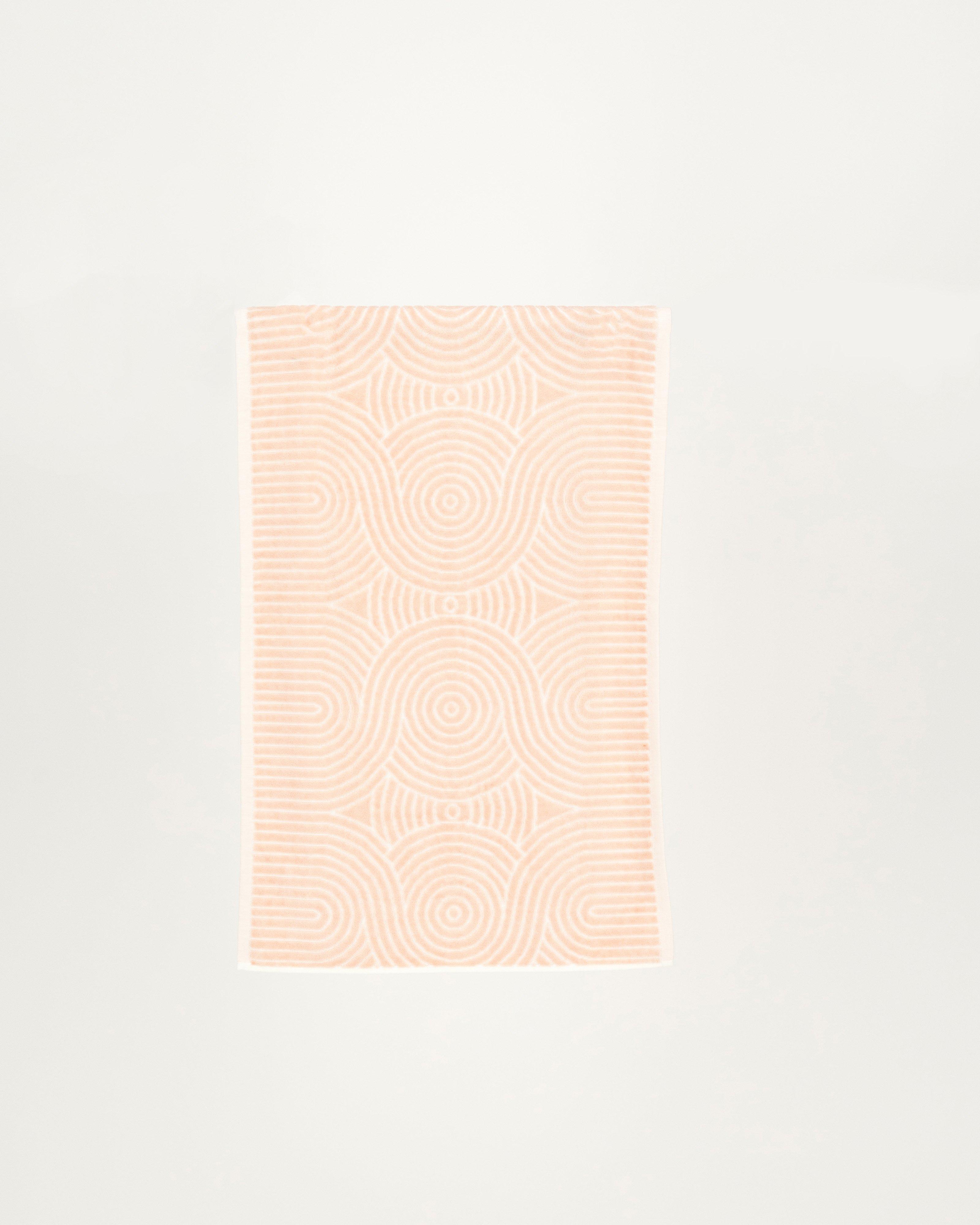 Velour Hand Towel -  lightpink