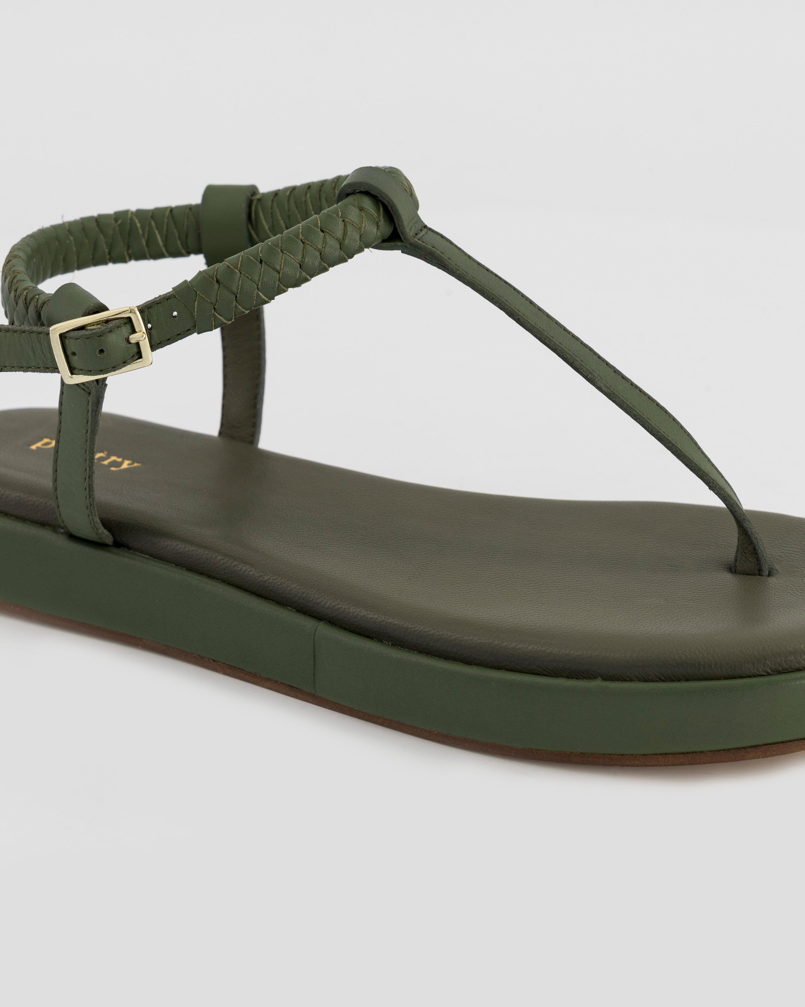 Cadie Sandal -  olive