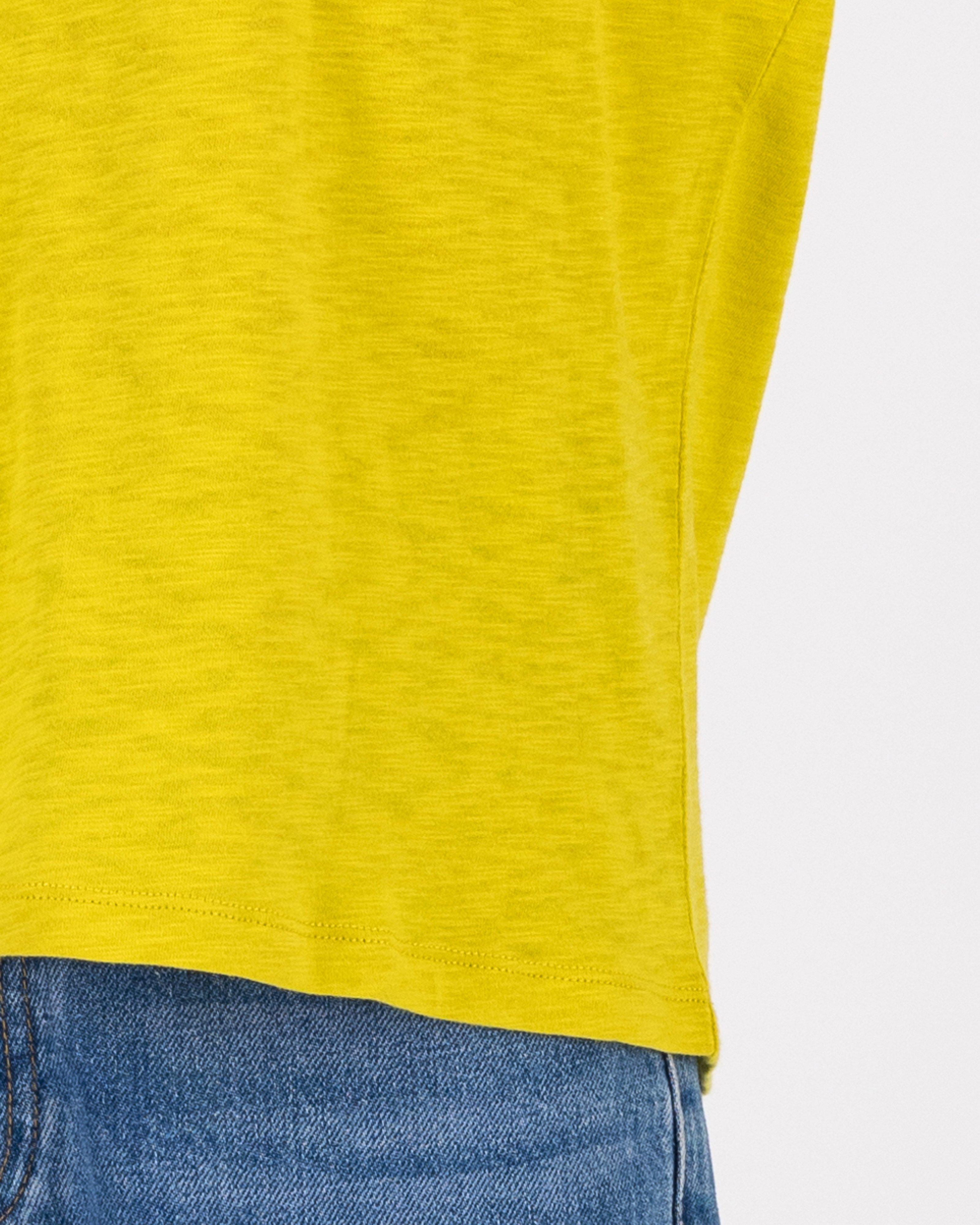 Ariel V-Neck T-Shirt -  yellow