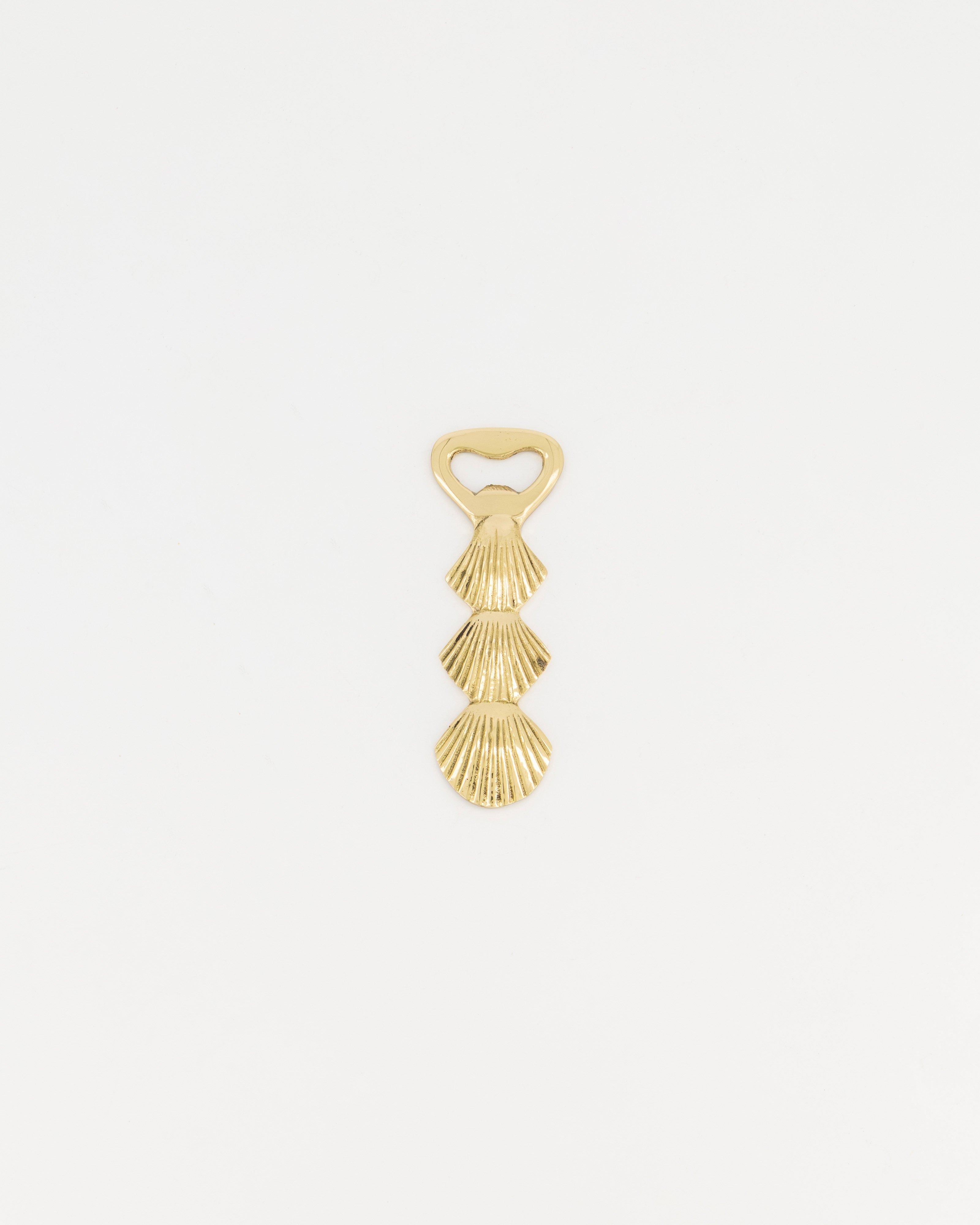 Beach side bottle opener -  gold