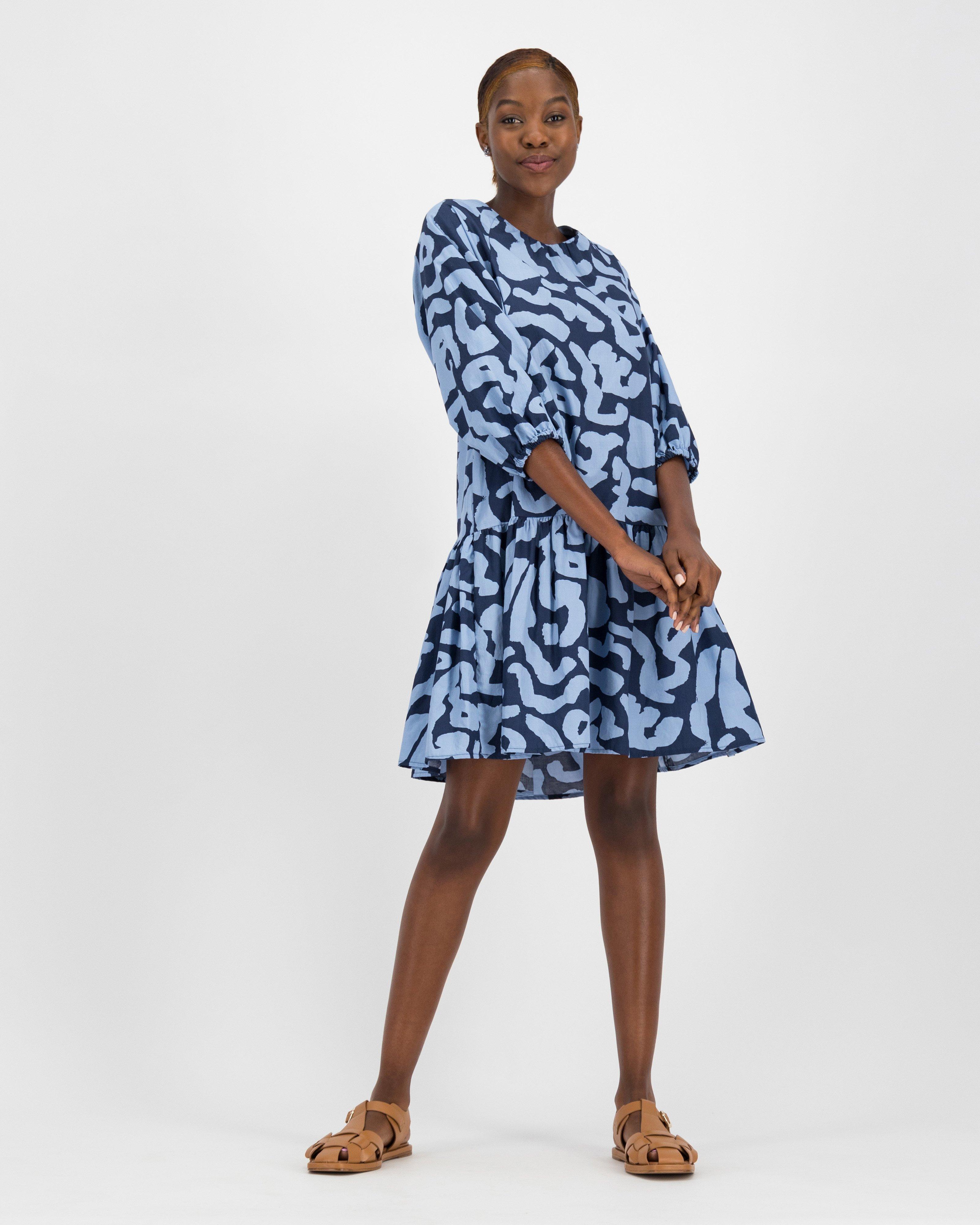 Poetry Danielle Tunic Dress -  navy