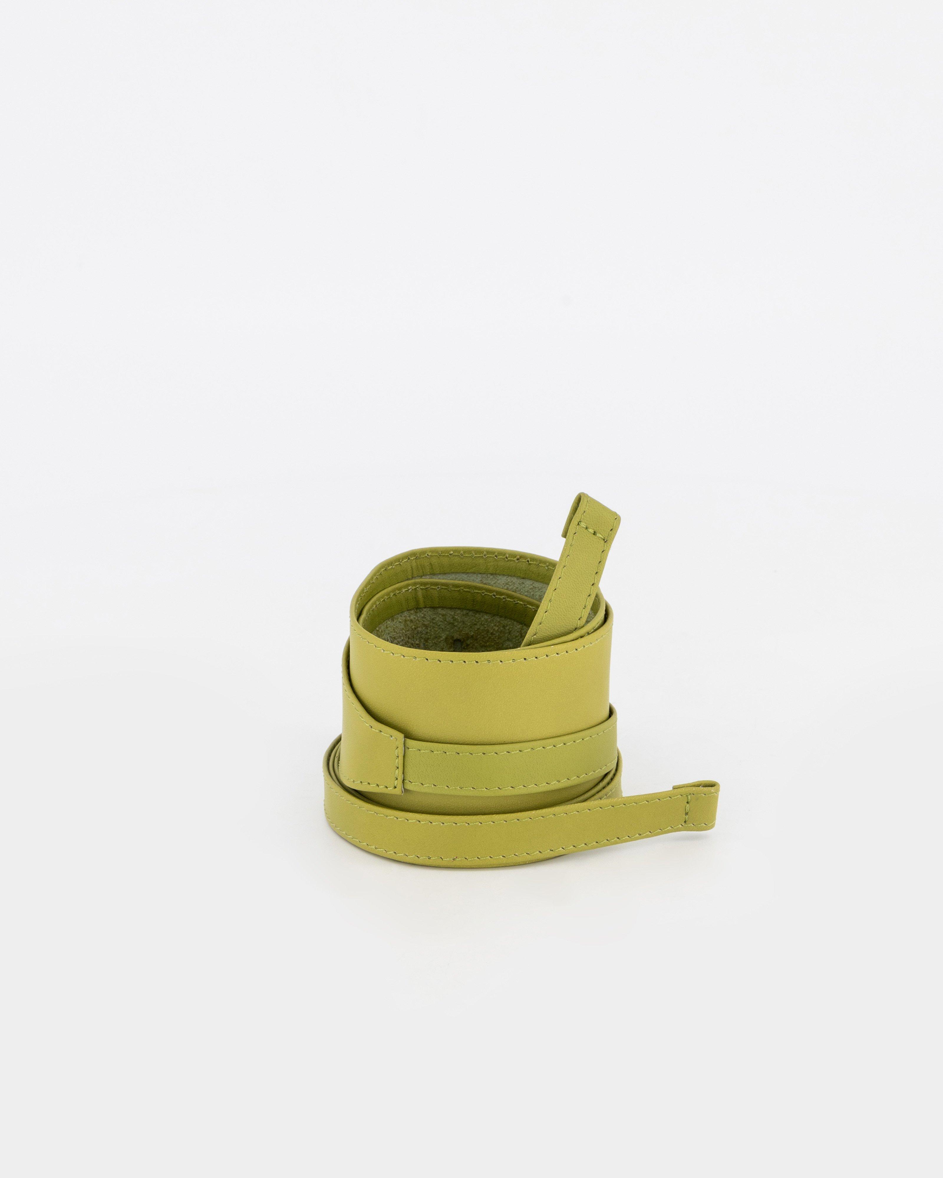 Tinari Looped Waist Belt -  olive