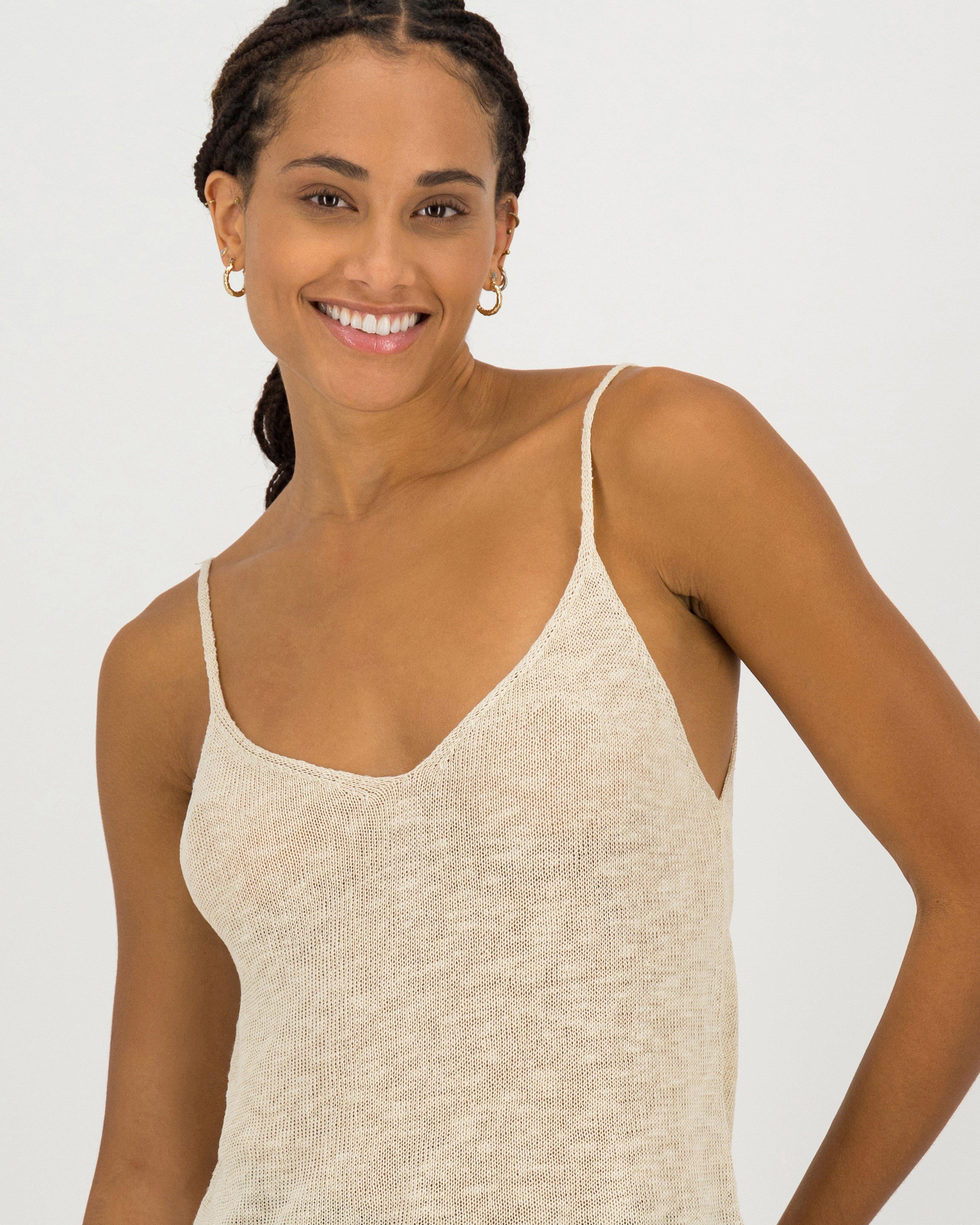 Farren Knitwear Top -  stone