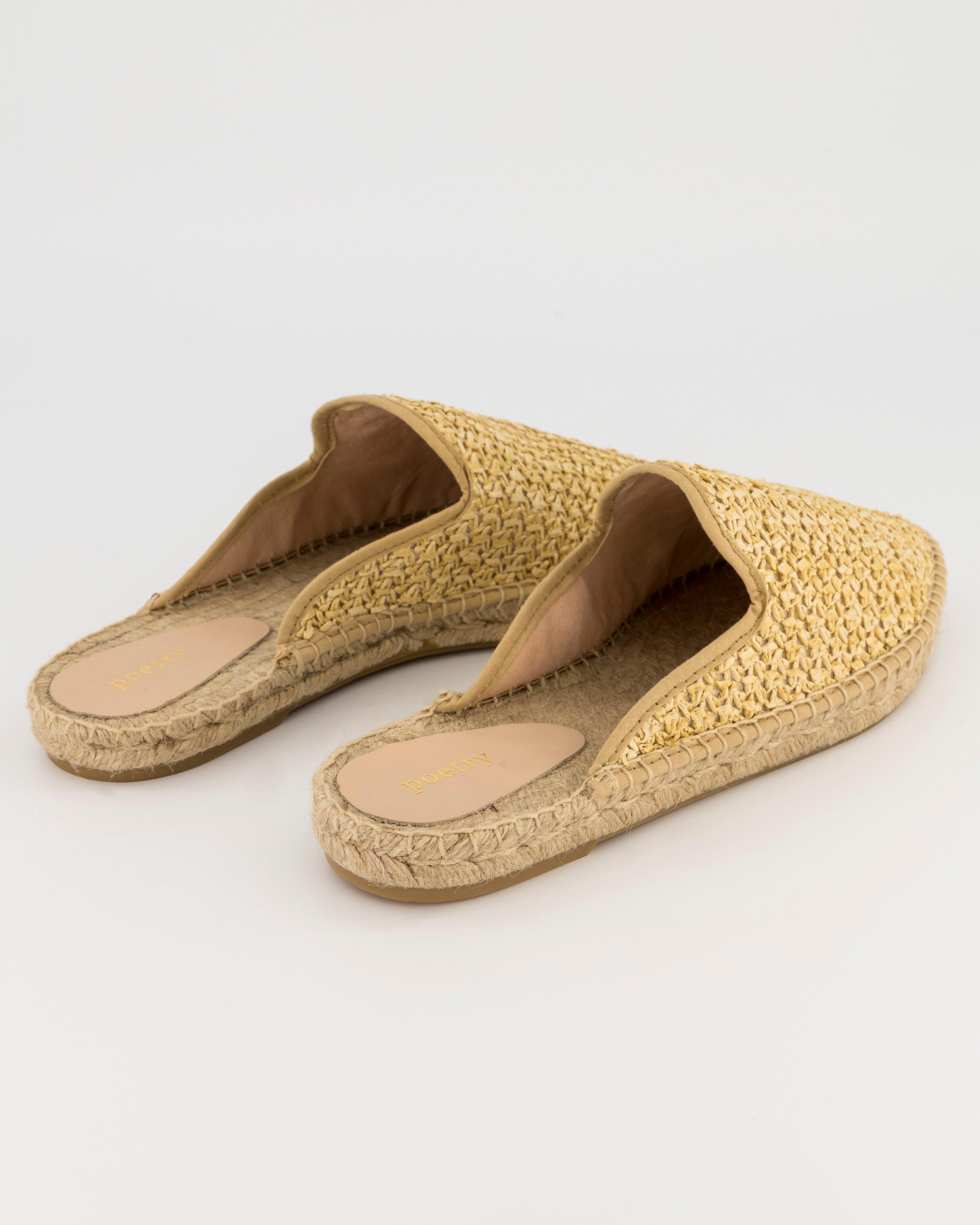 Rochelle Espadrille Mule -  oatmeal