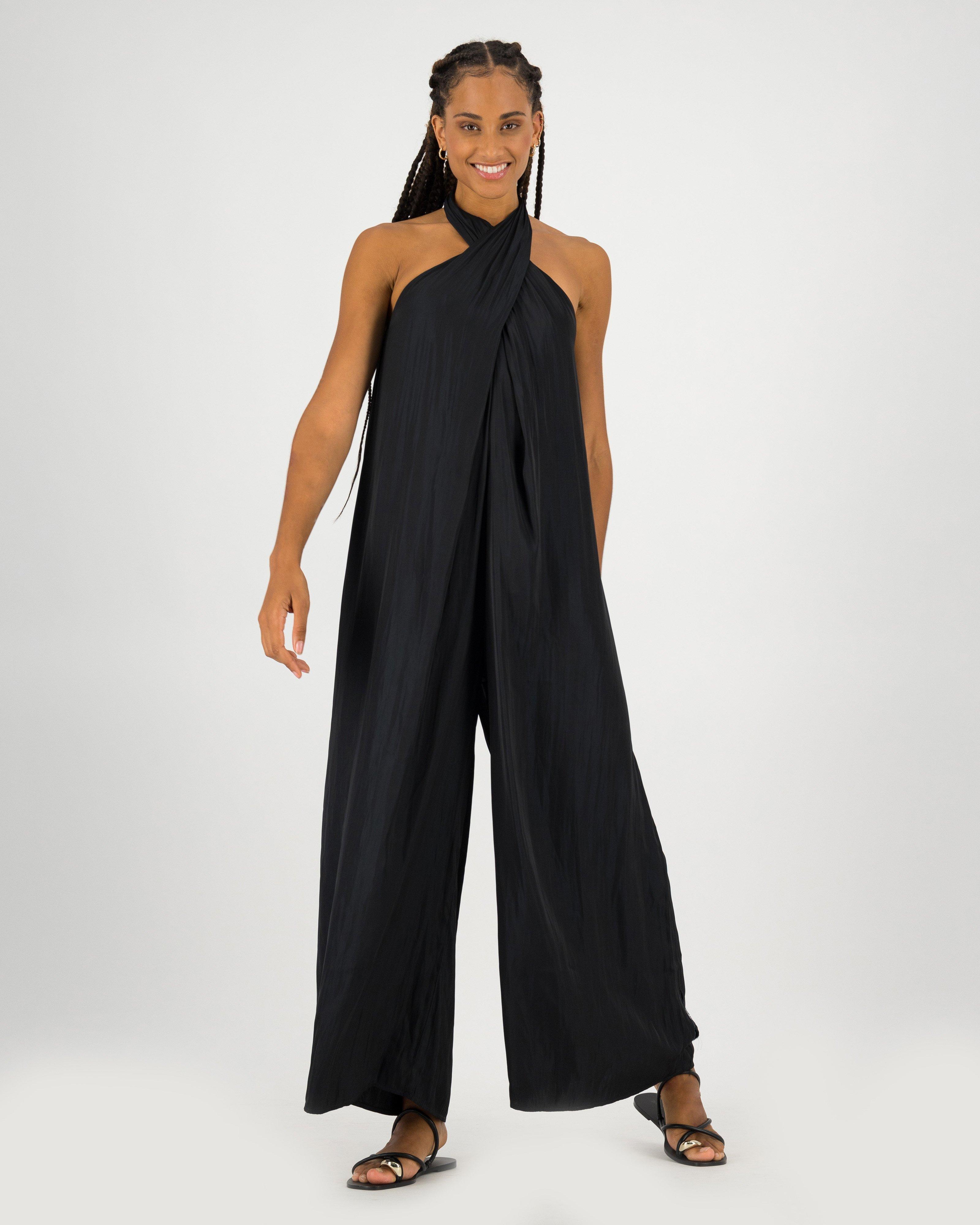 Poetry Payton Jumpsuit -  black