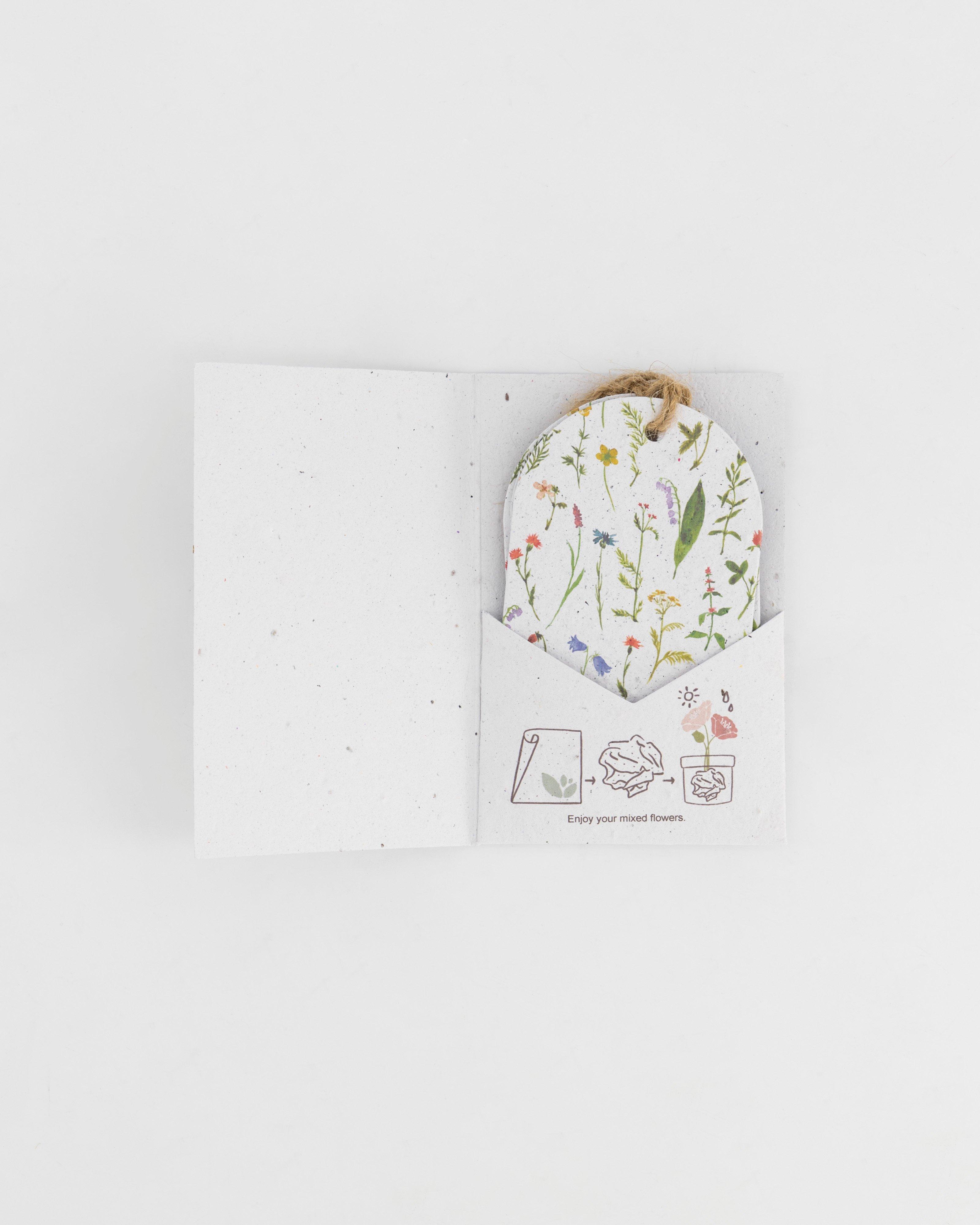 Wild Flowers Gift Tags -  assorted