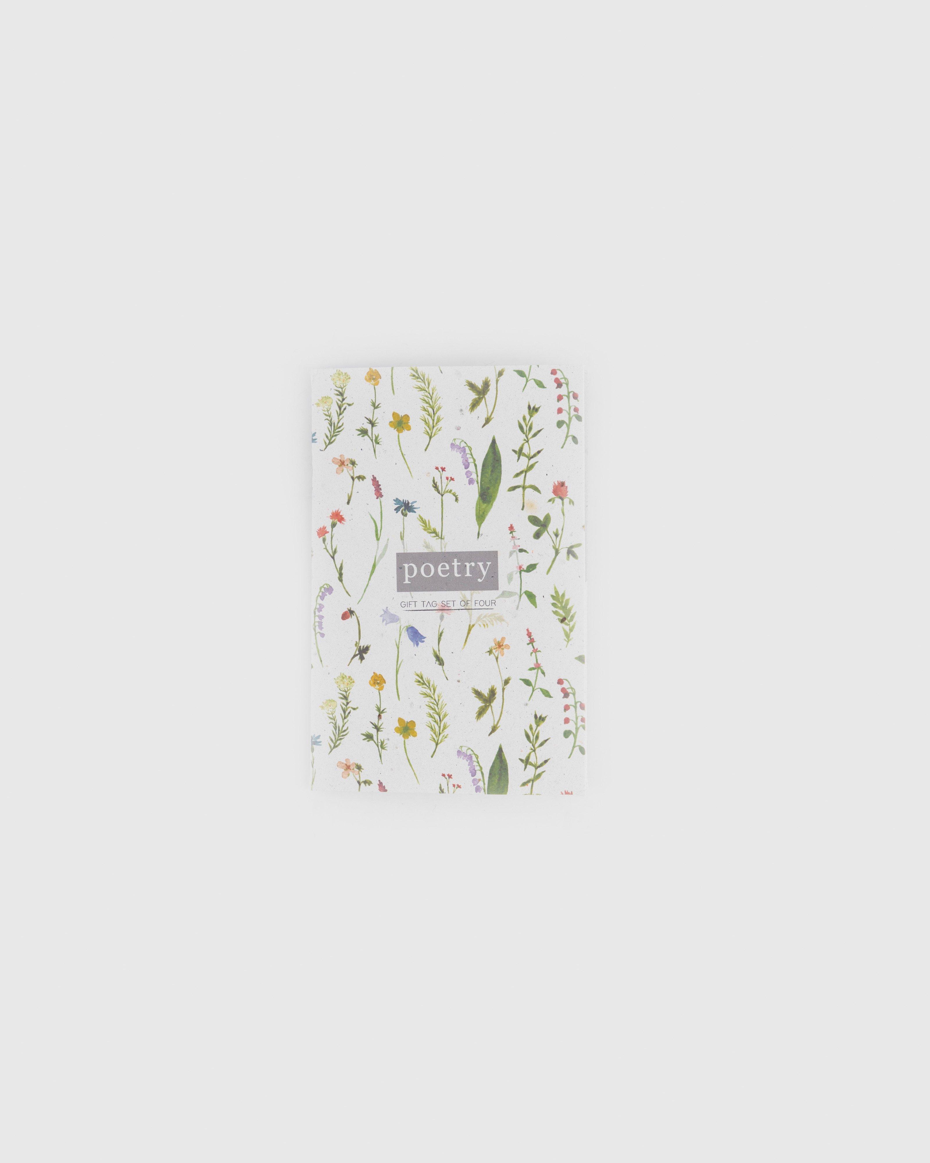 Wild Flowers Gift Tags -  assorted