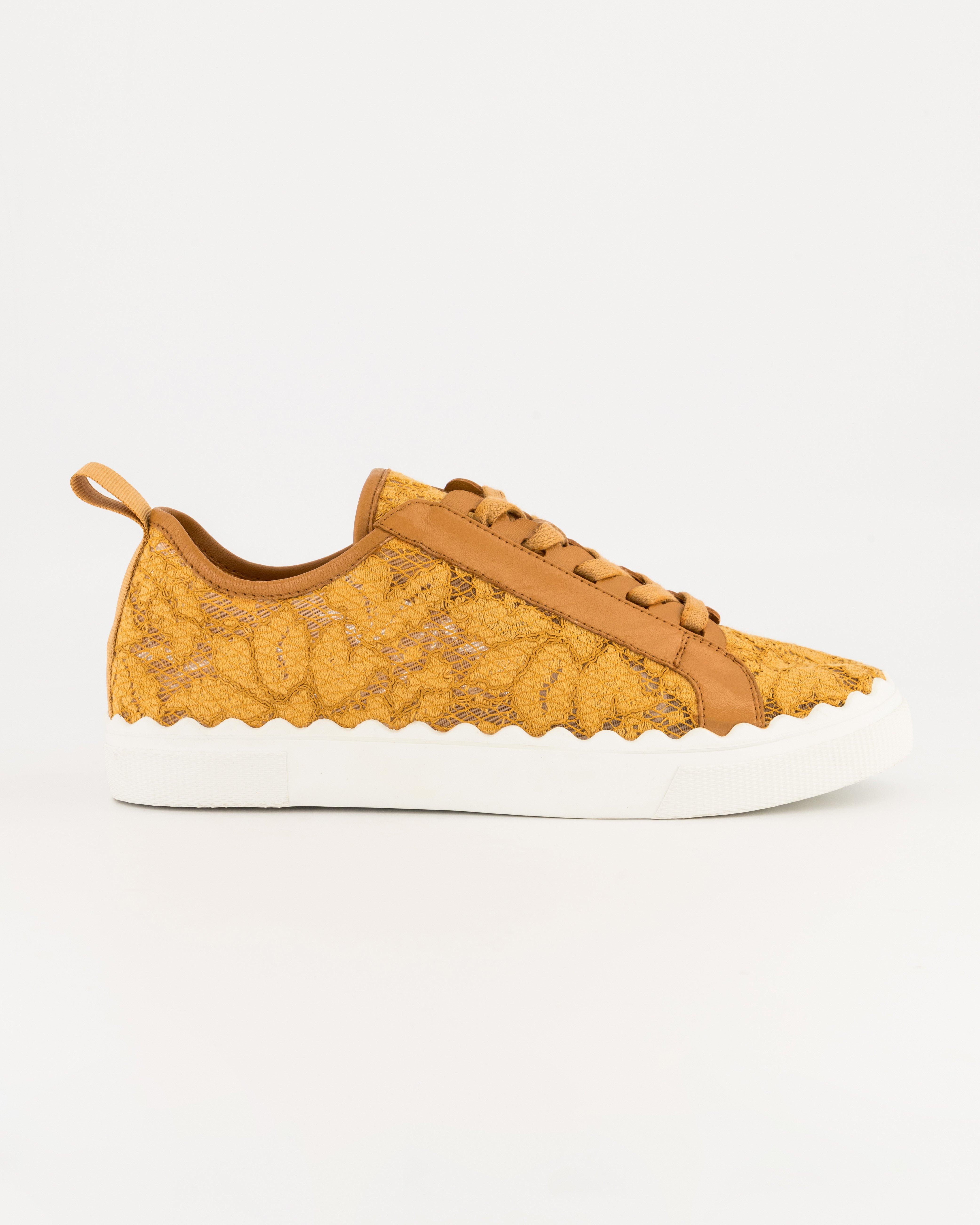 Quinn Lace Sneaker -  orange