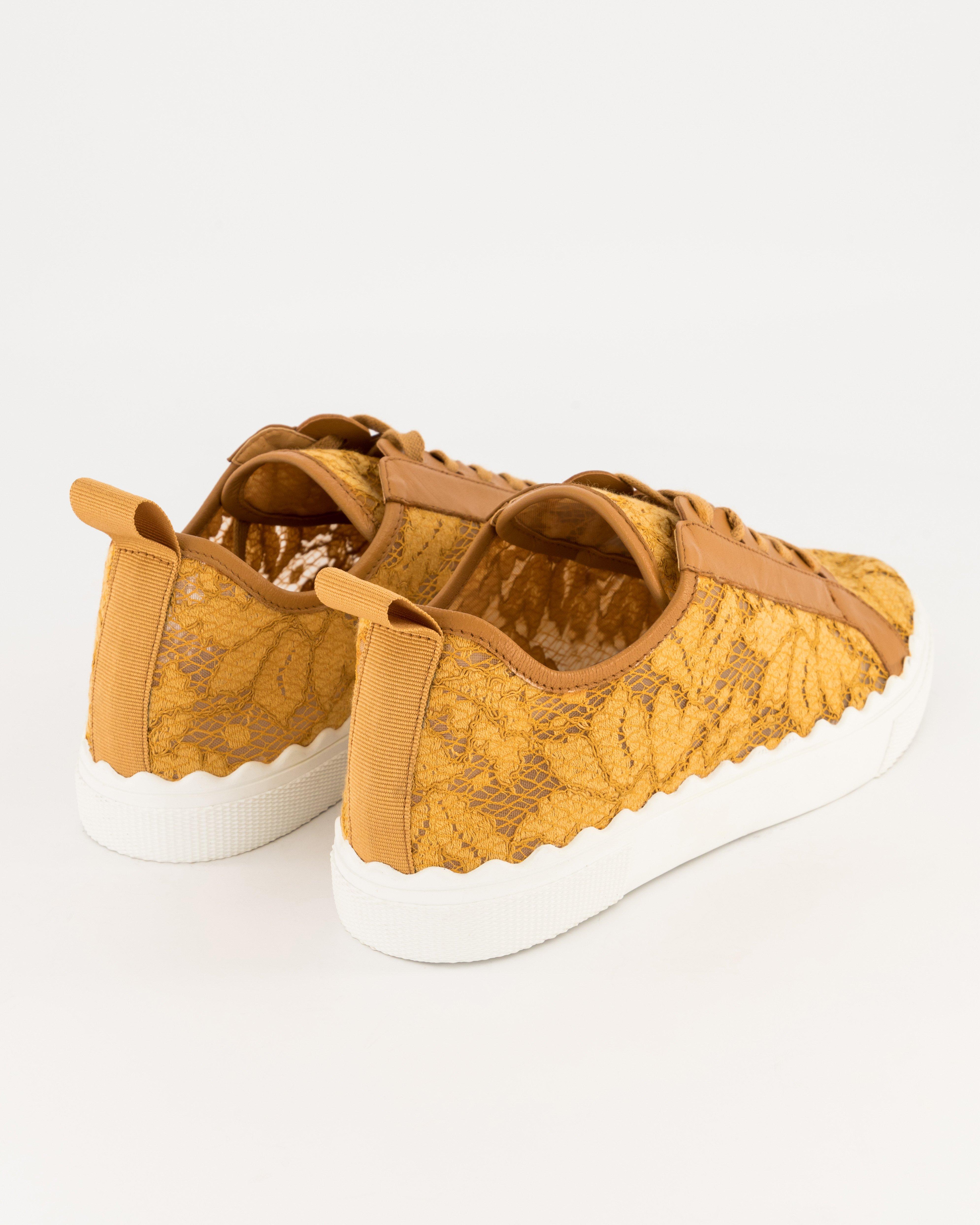 Quinn Lace Sneaker -  orange